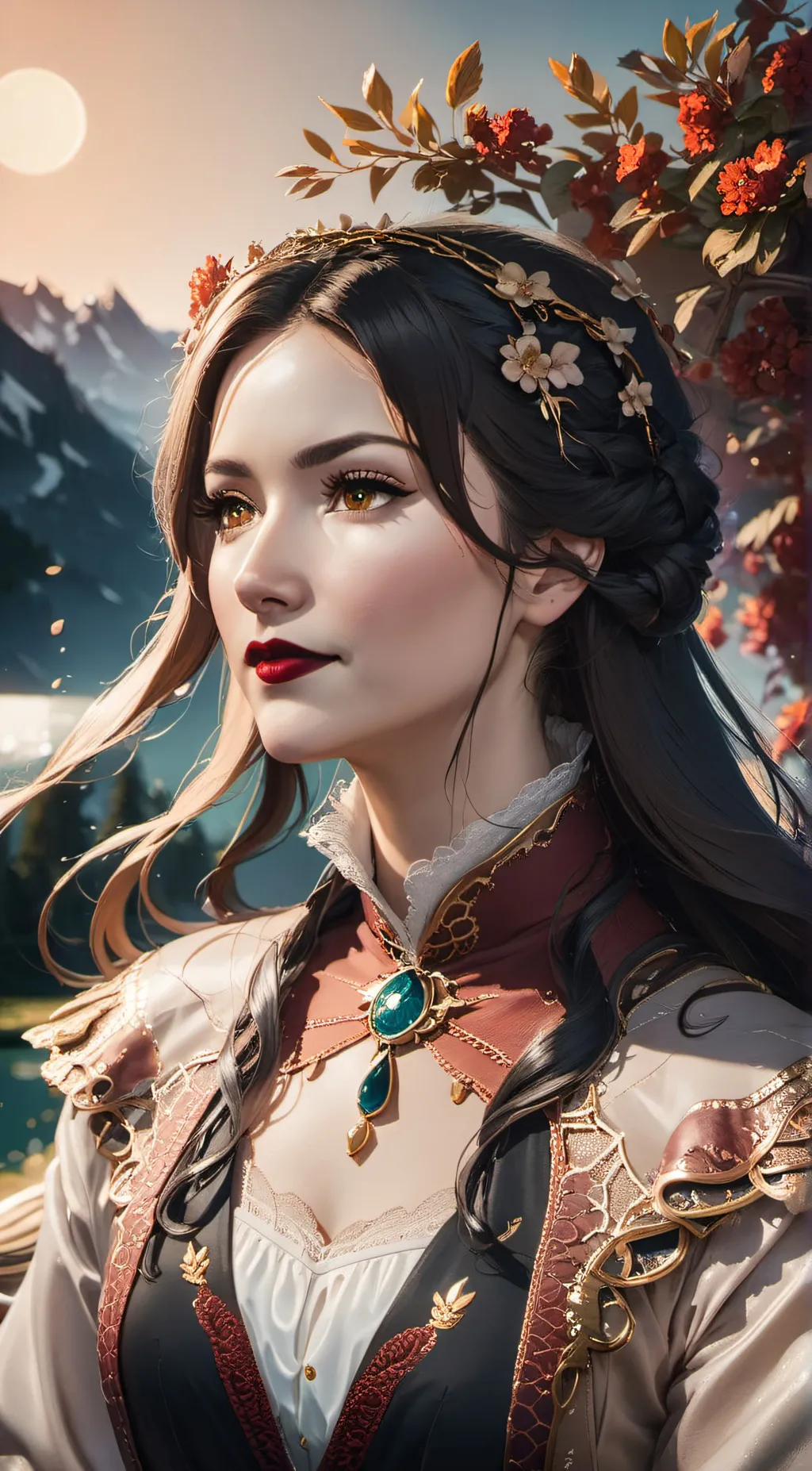 ai character: Kristin  background