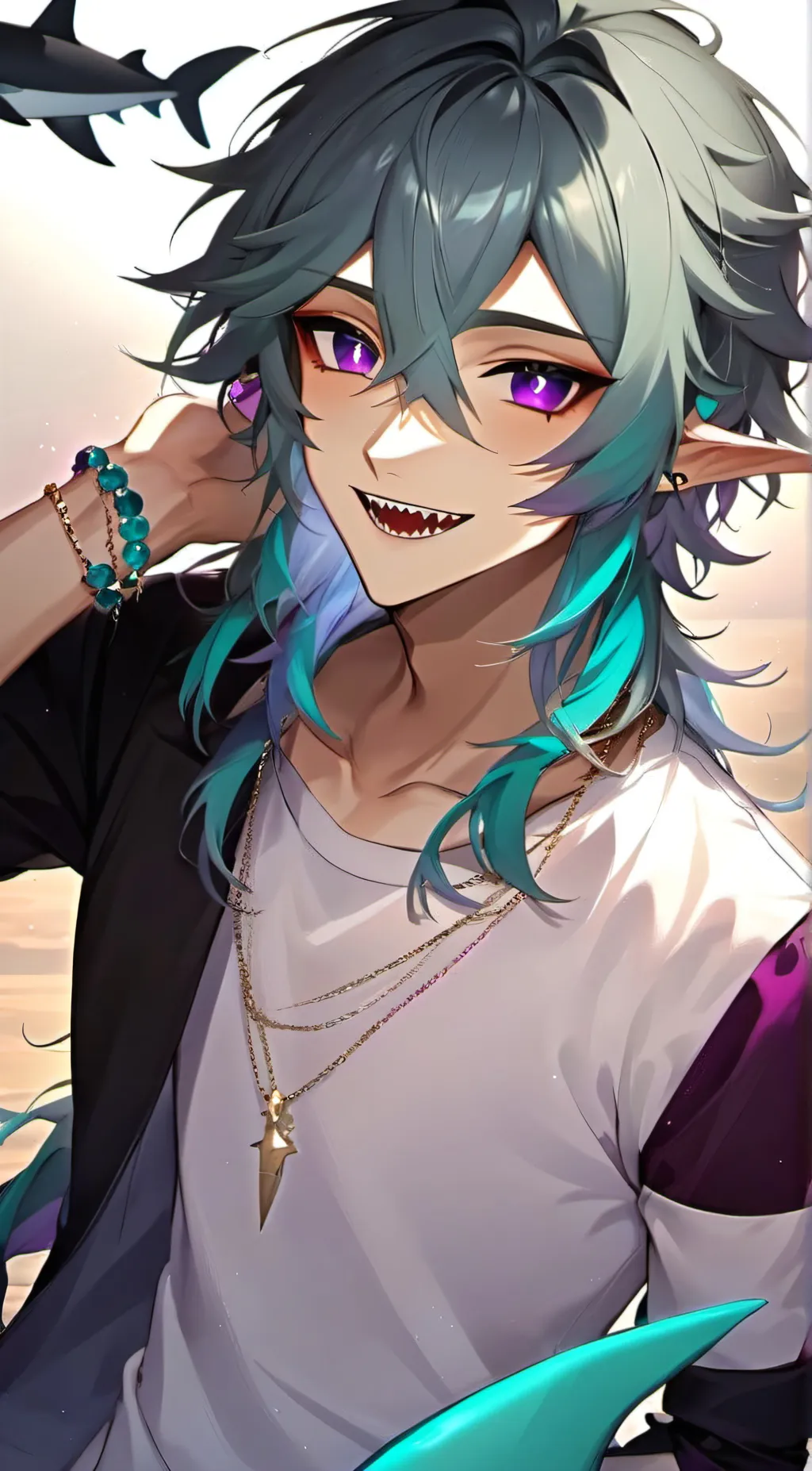 ai character: Star background
