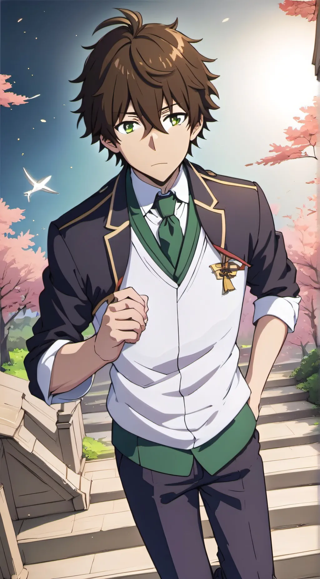 ai character: Haruto Suzuki  background
