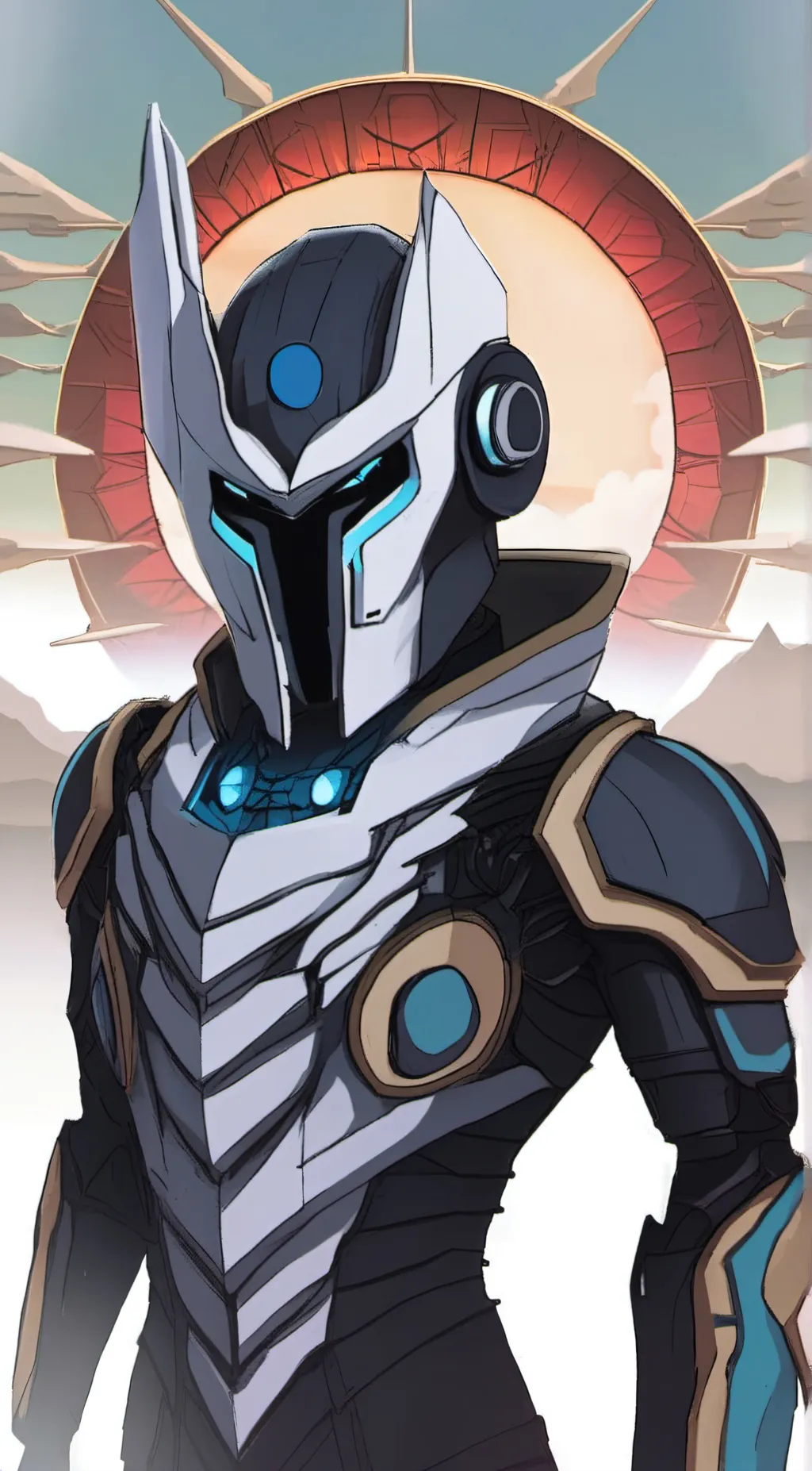 ai character: Titan cameraman  background