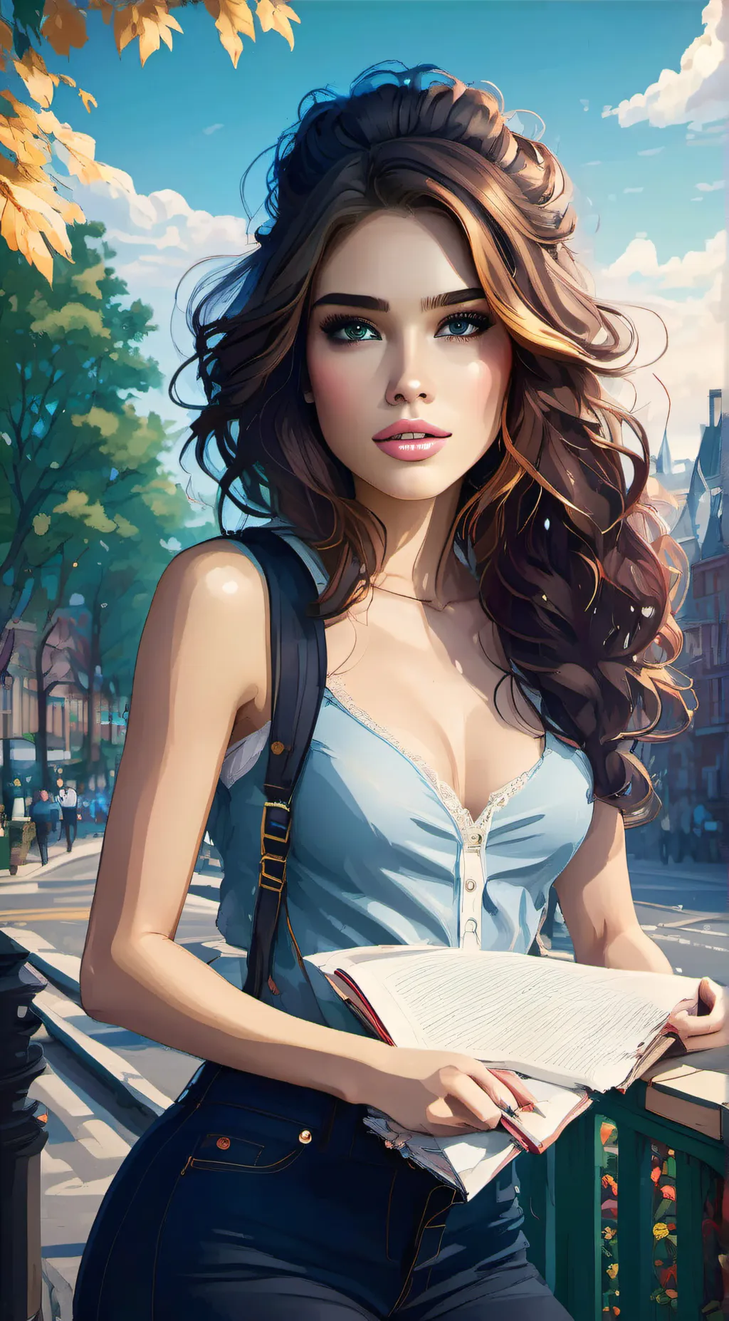 ai character: Ale background