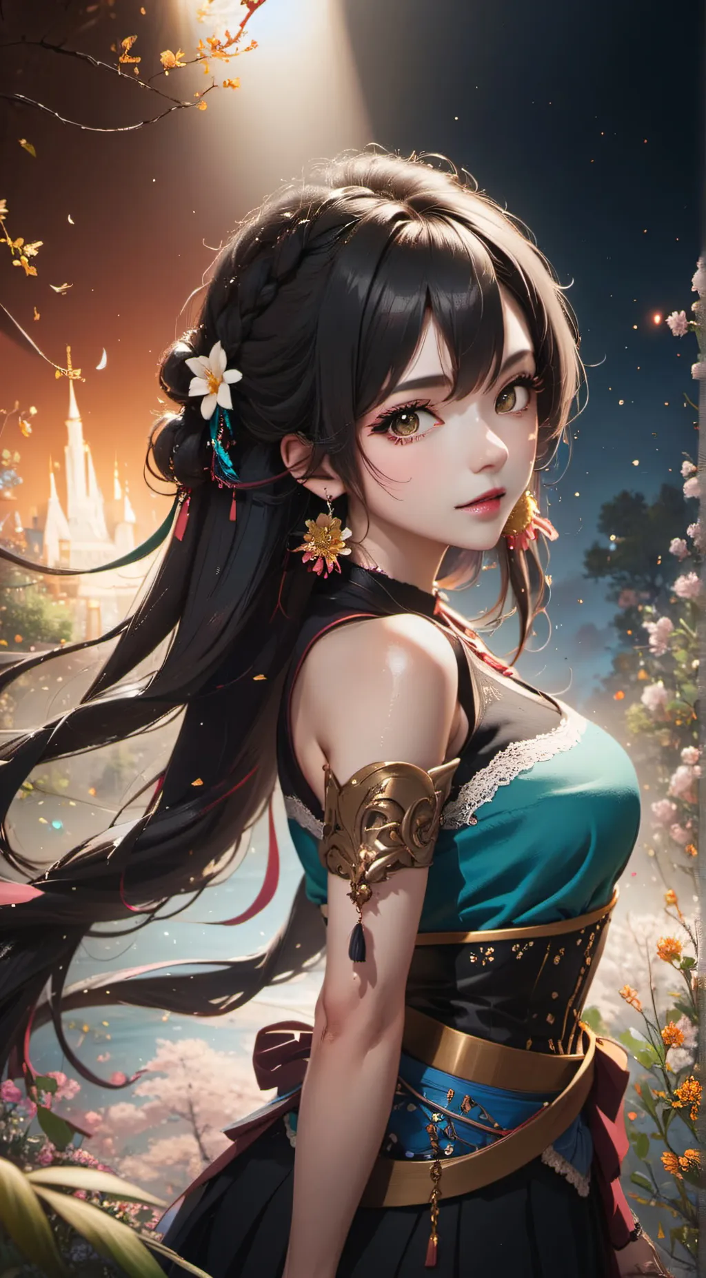 ai character: Ella  background