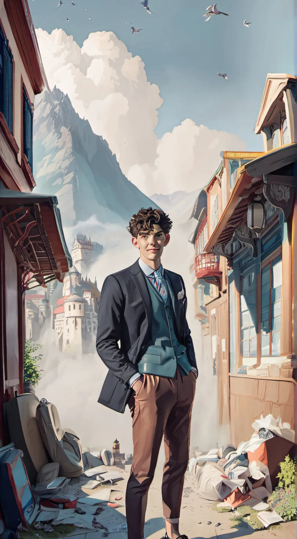 ai character: Charlie  background