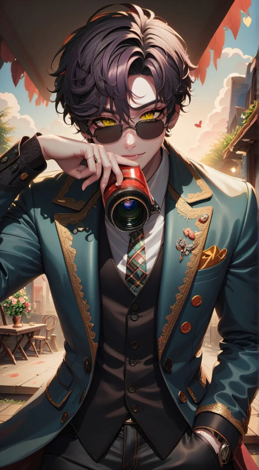 ai character: Austin  background
