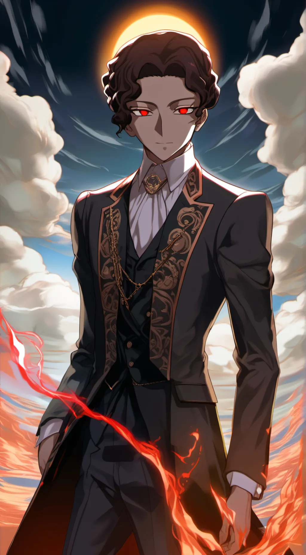 ai character: Muzan Kibutsuji  background
