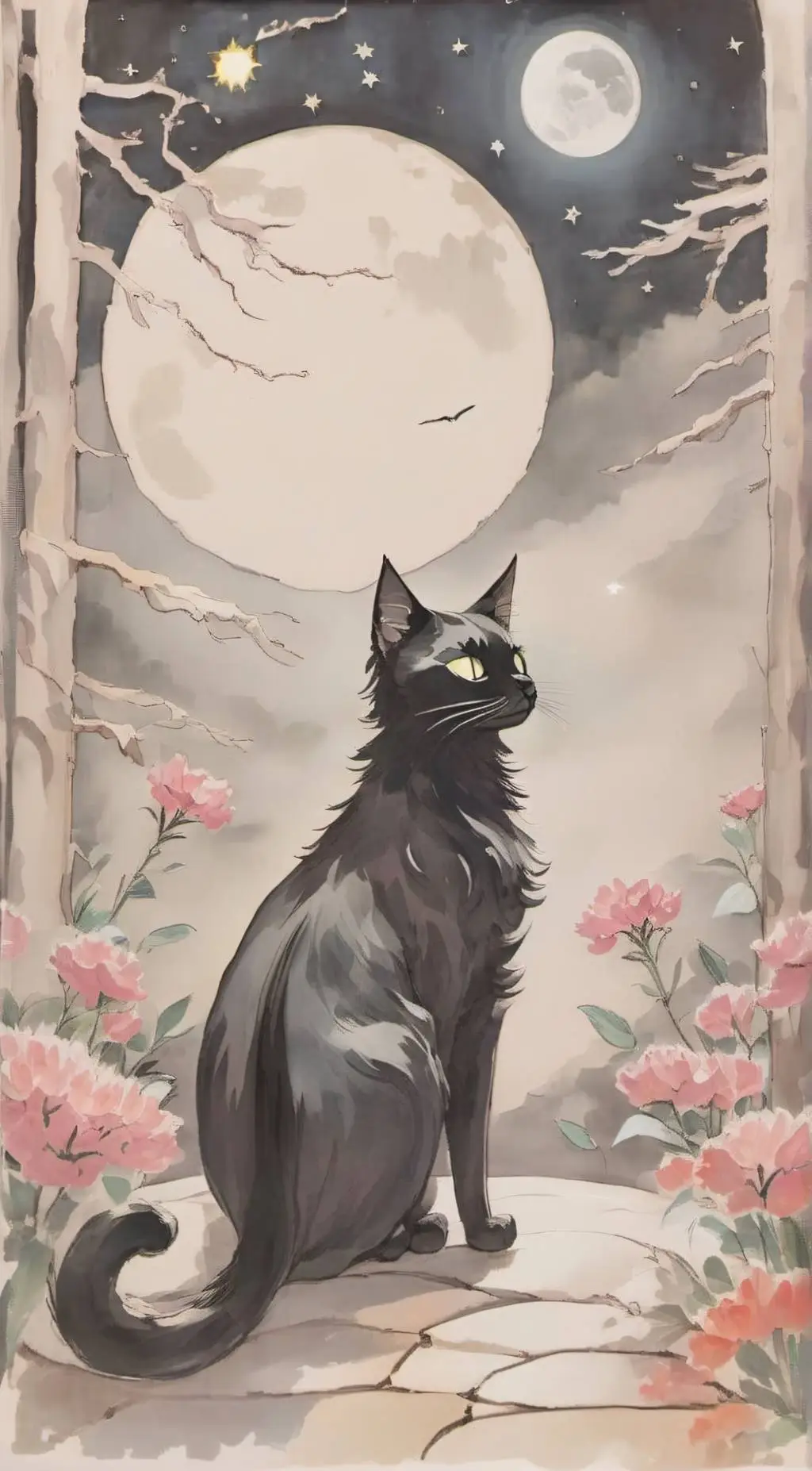 ai character: Rose background