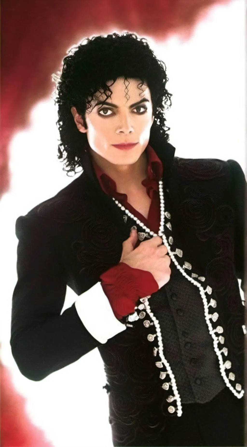 ai character: Michael Jackson  background