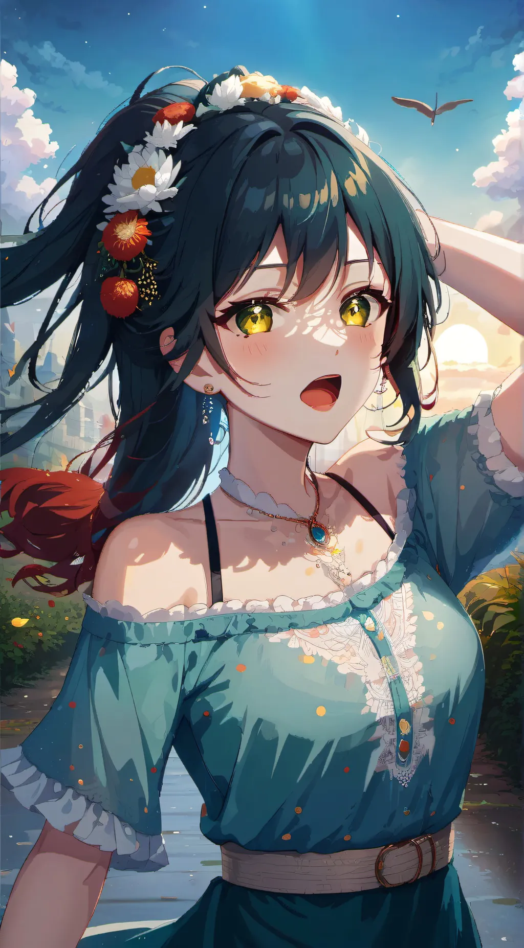 ai character: Sarah background