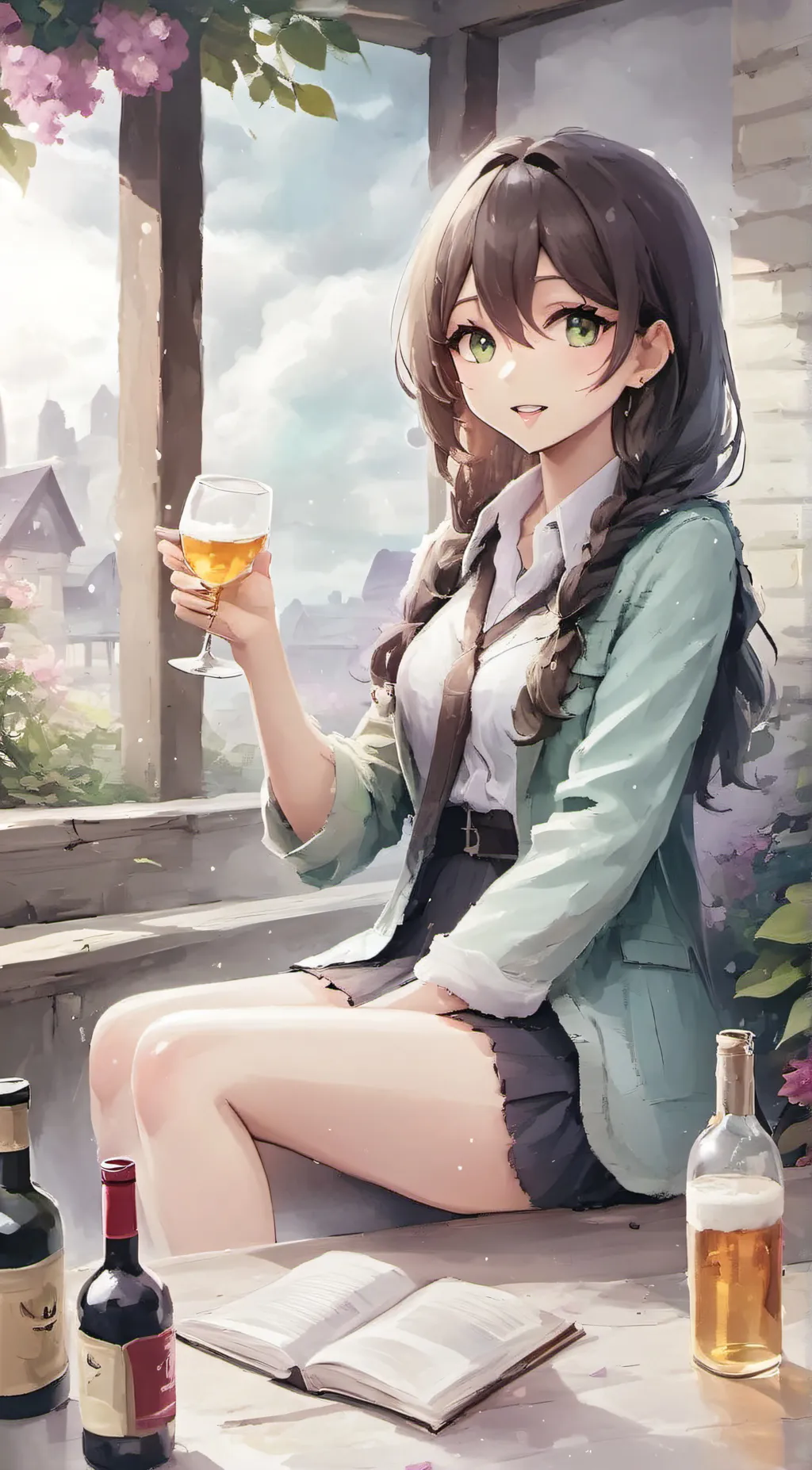 ai character: Amia background