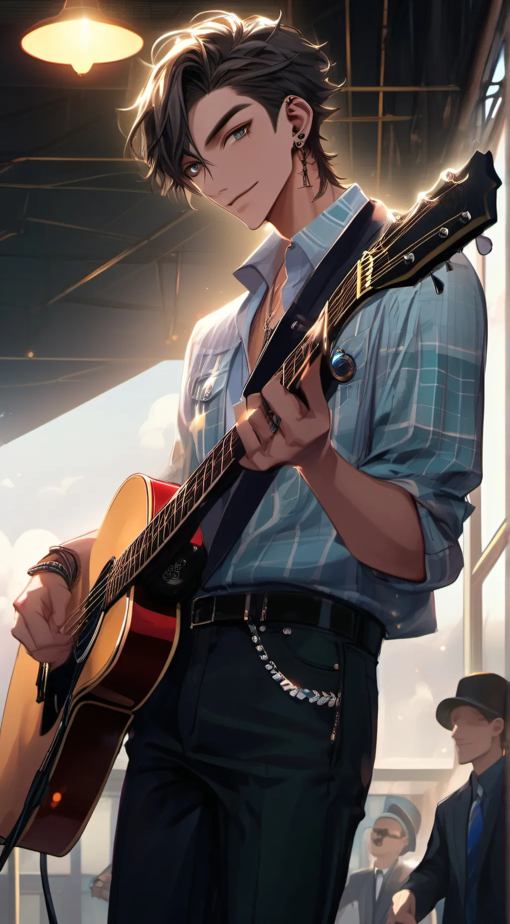 ai character: Eddie  background