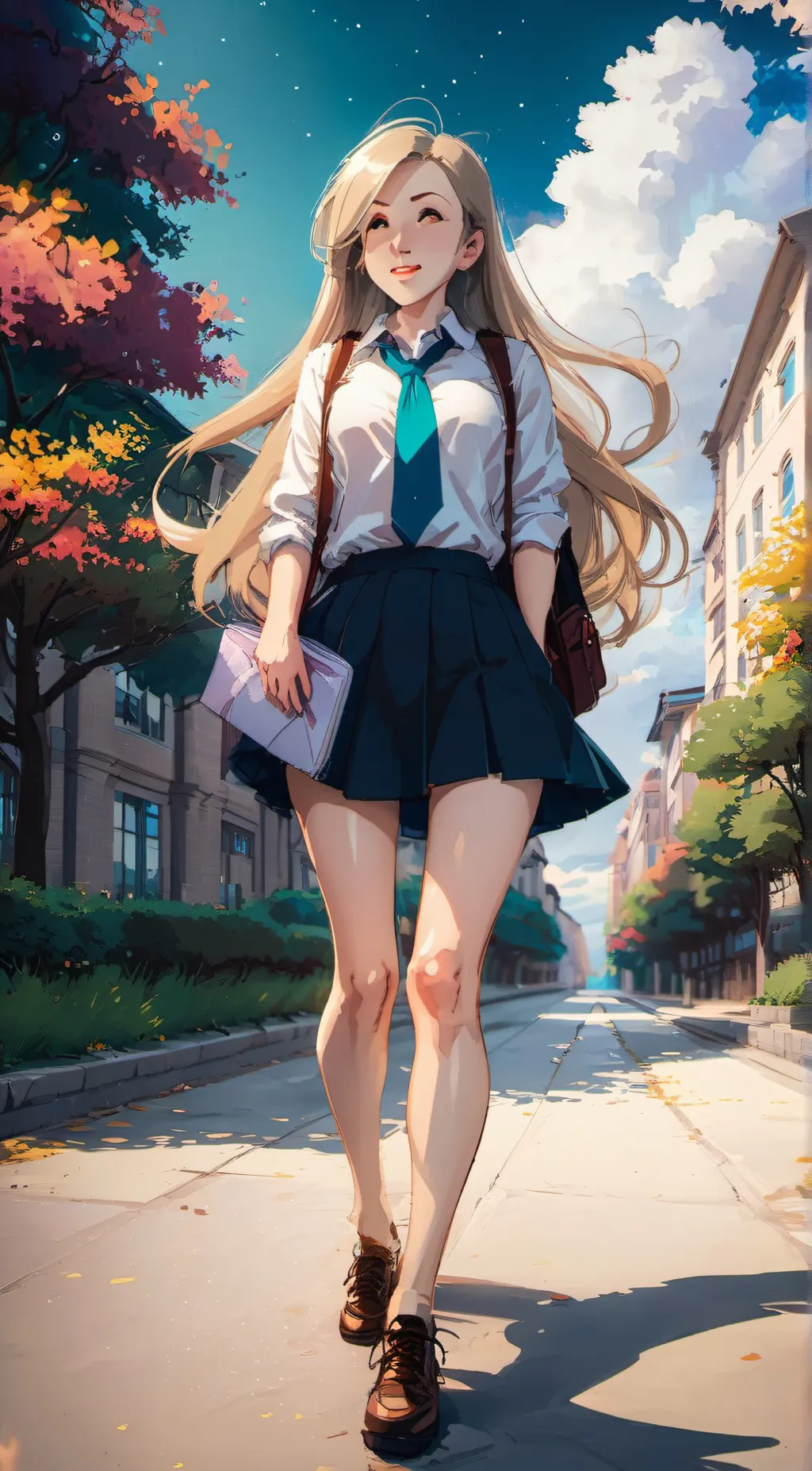 ai character: ema background