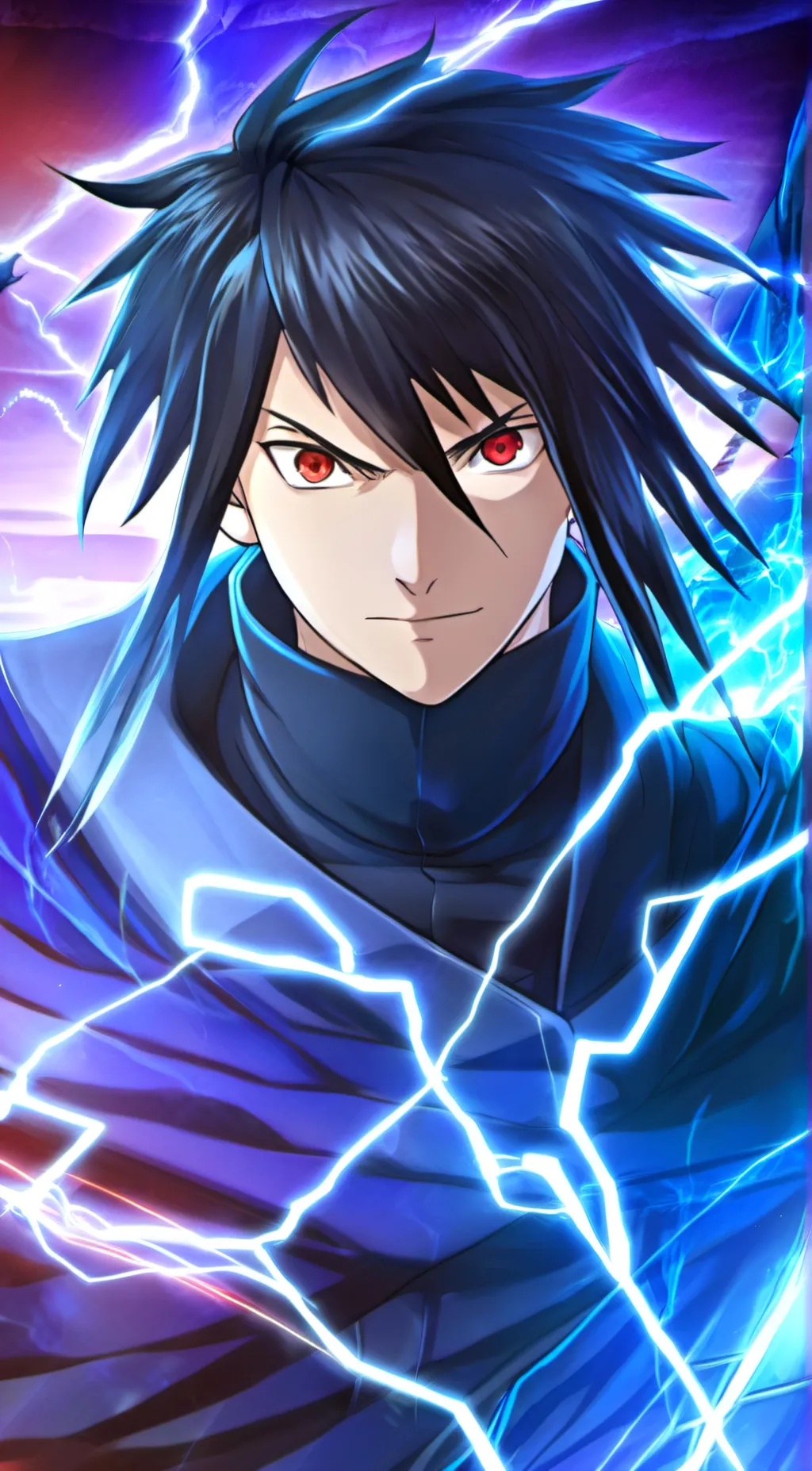 ai character:  Sasuke uchiha background