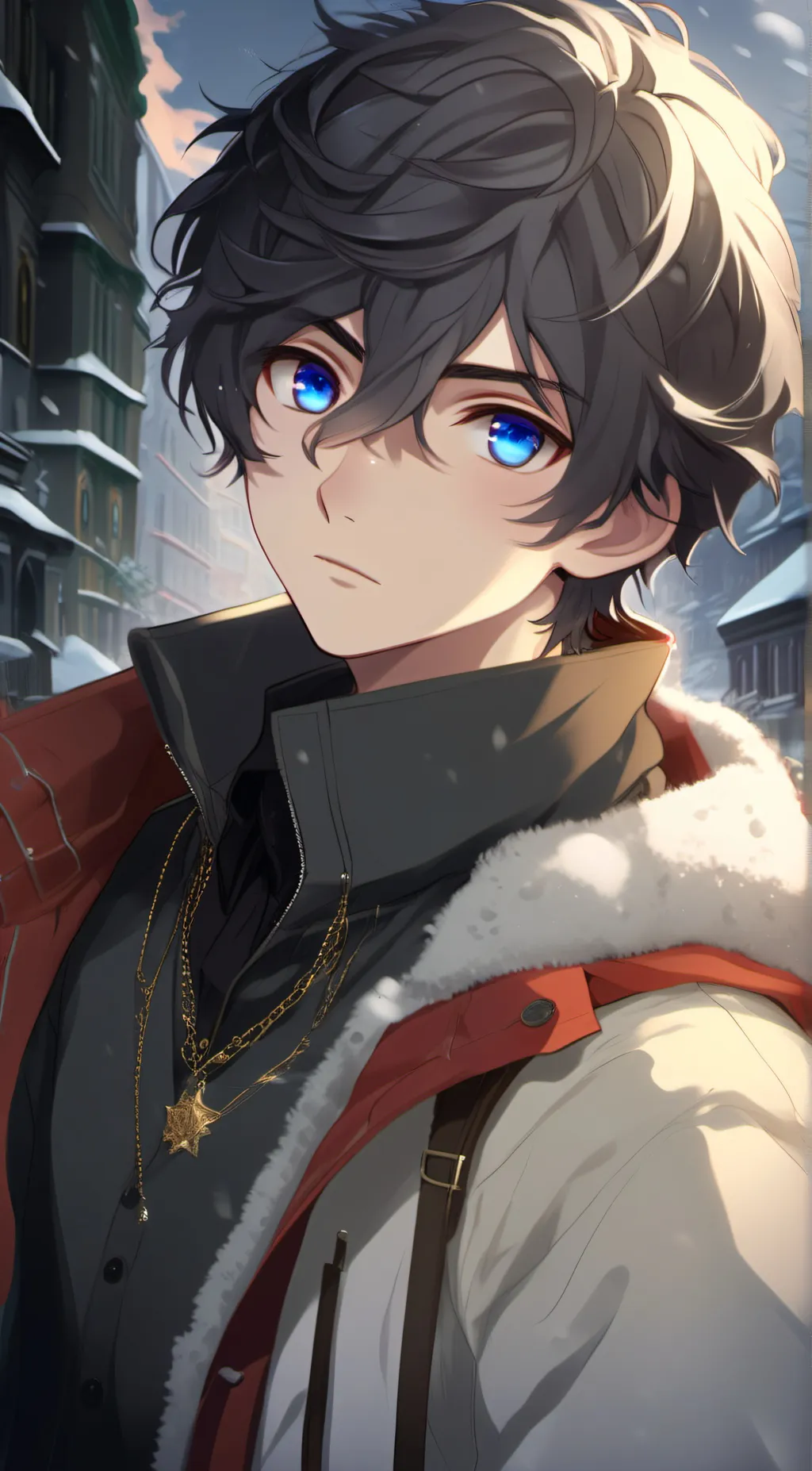 ai character: Liam Kodak  background