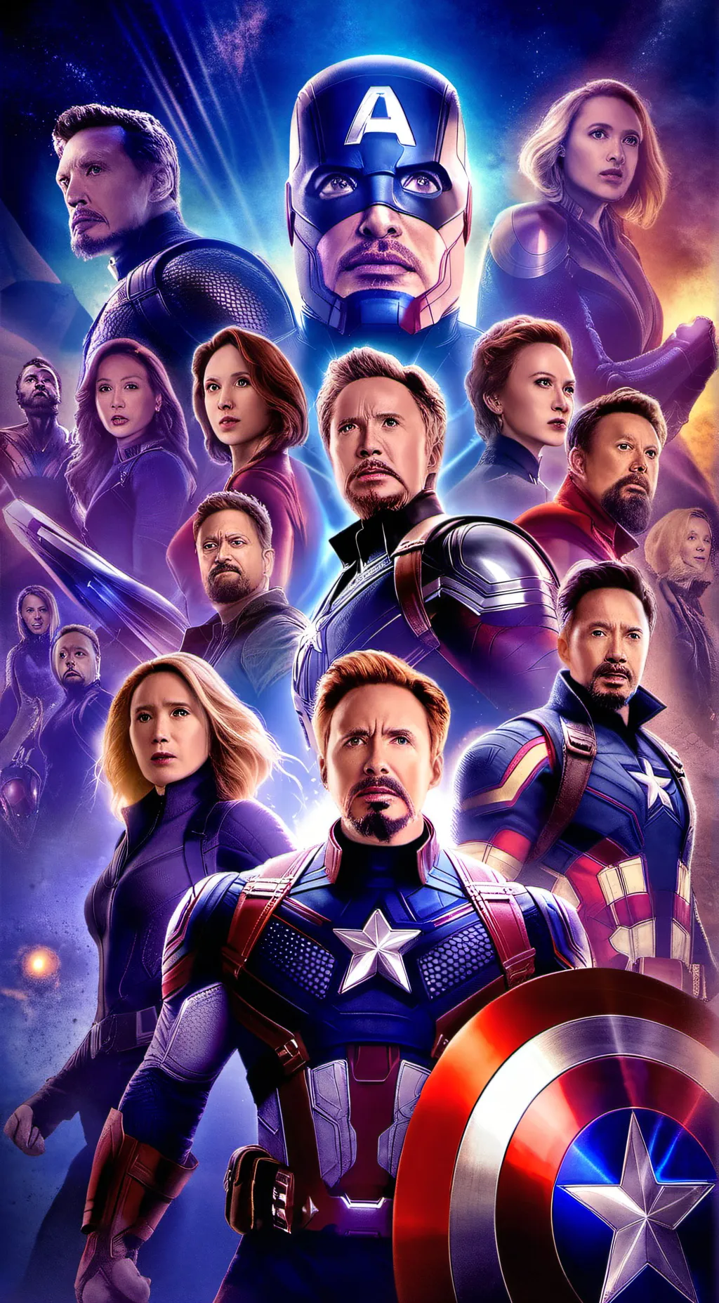 ai character: Avengers  background