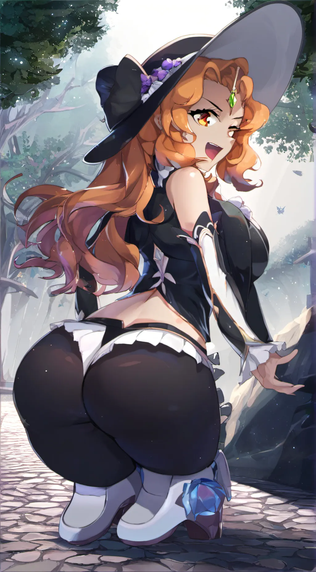 ai character: big booty Judi  background