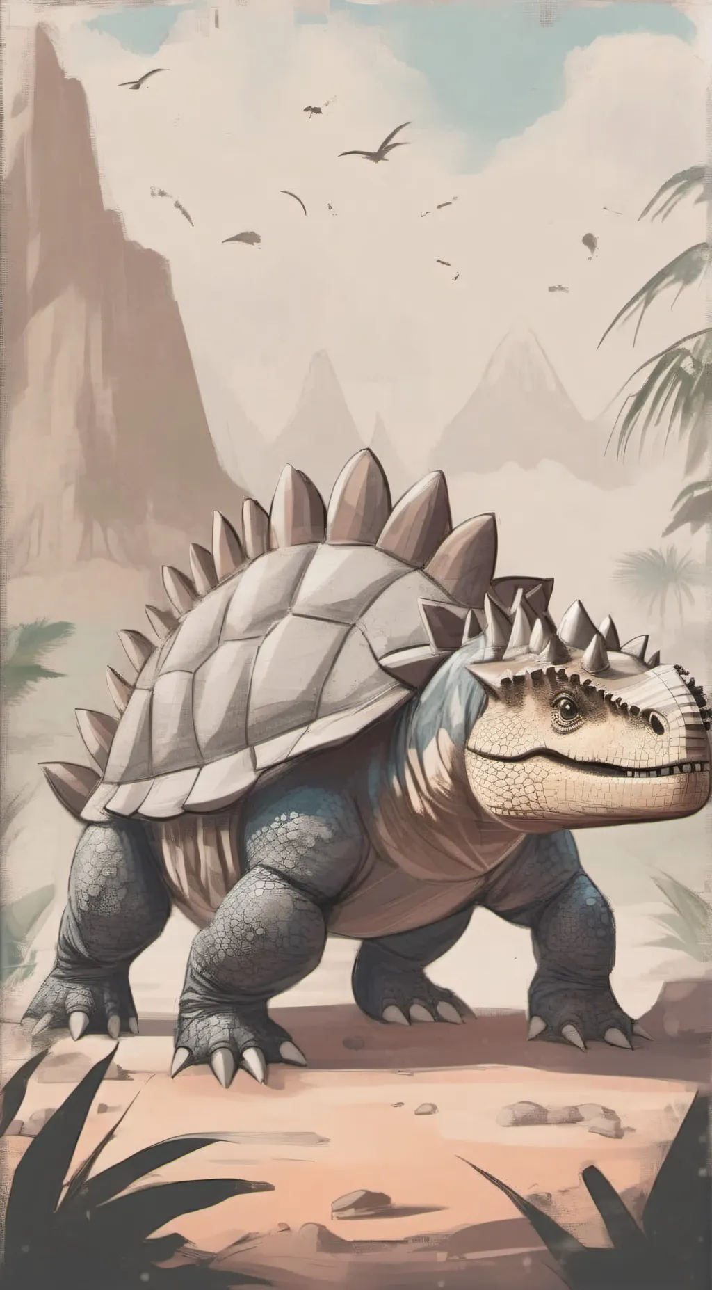 ai character: Bumpy  background