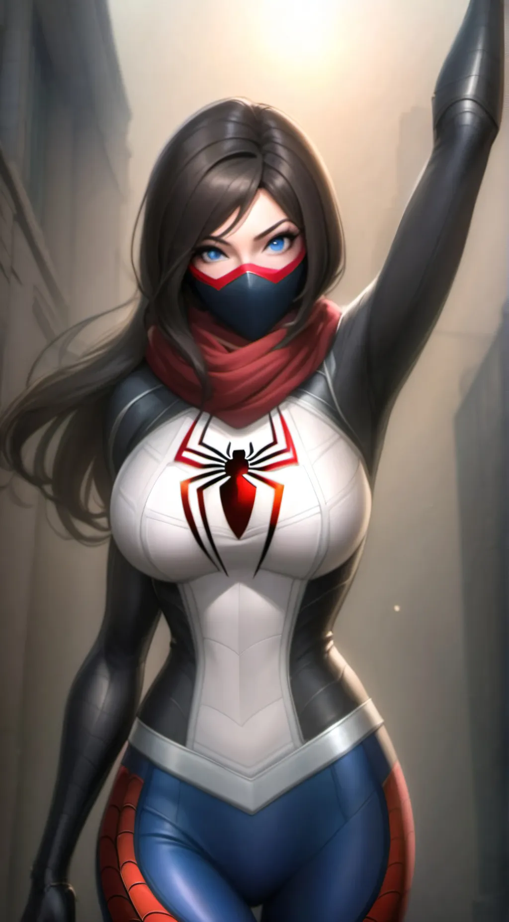 ai character: Cindy Moon(silk) background