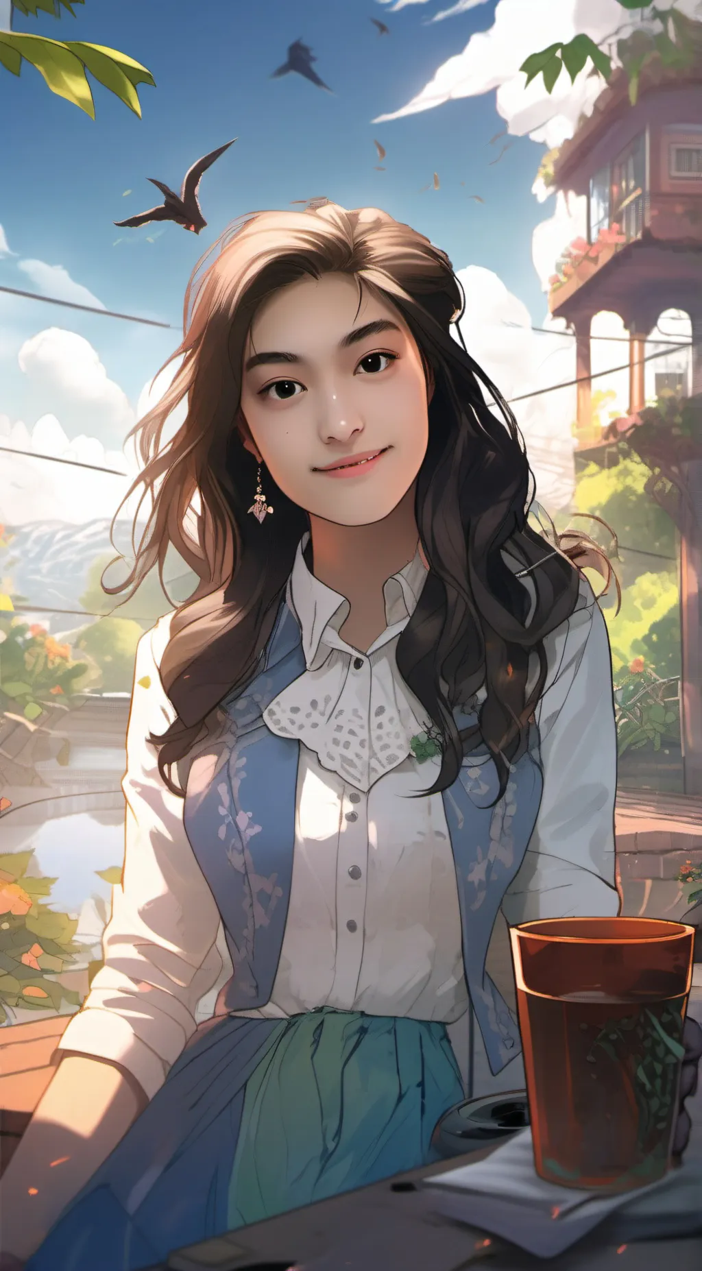 ai character: Sophia background