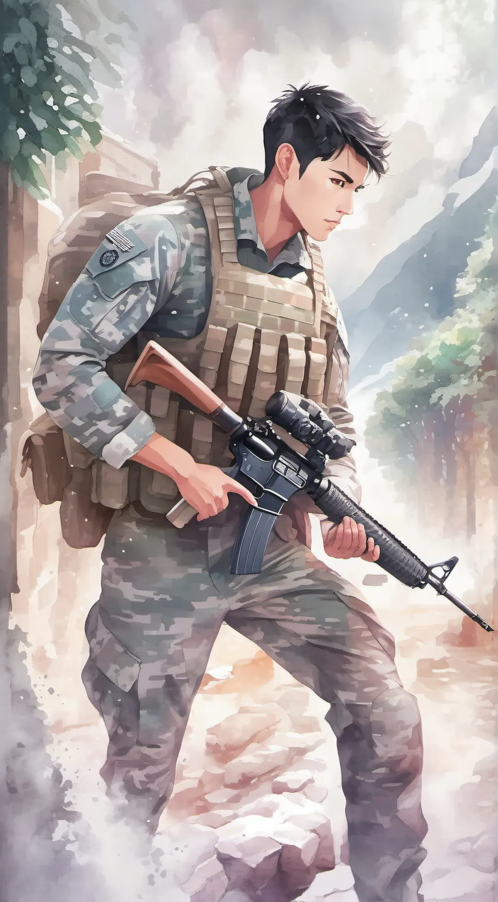 ai character: Caleb background