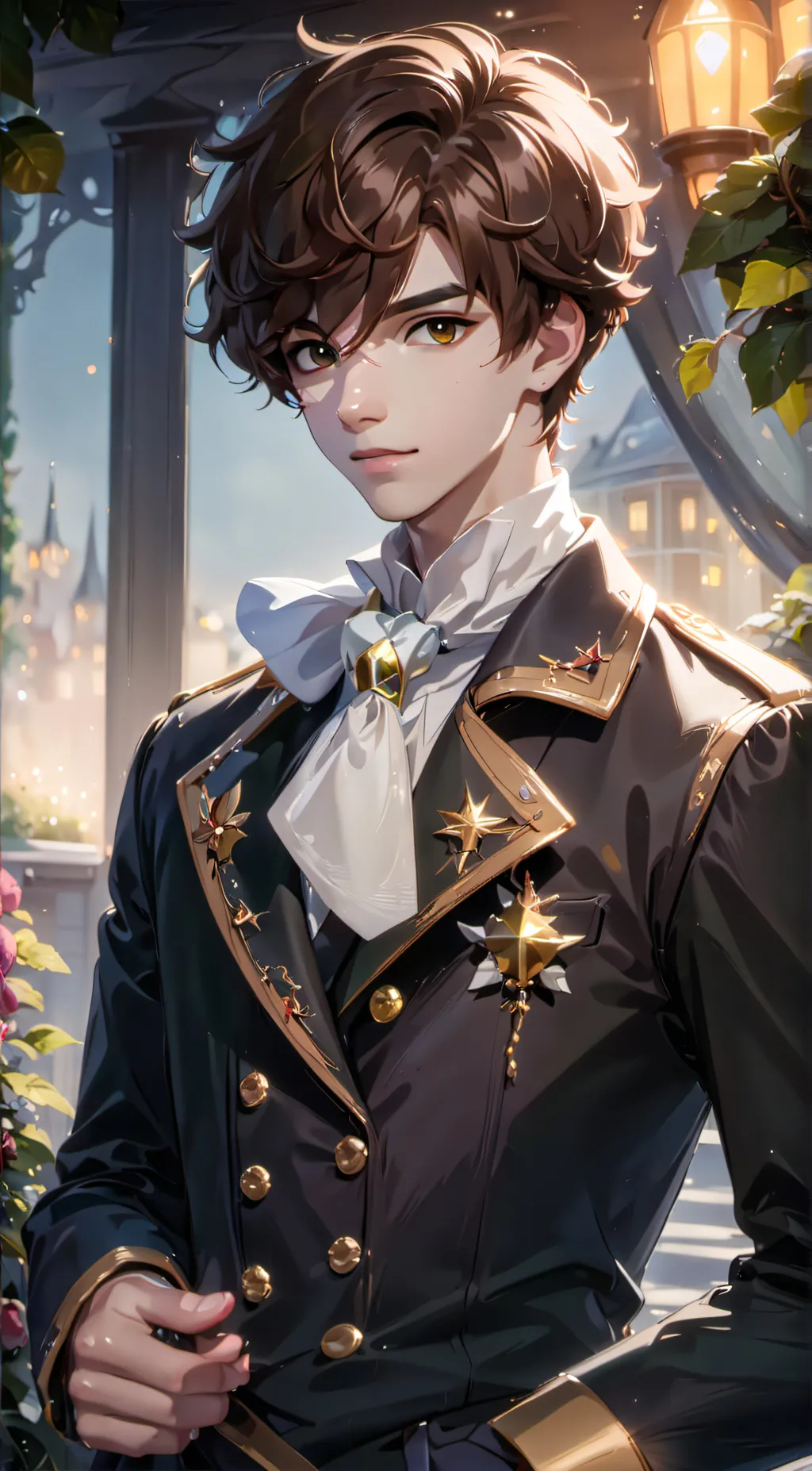 ai character: Prince Derek  background