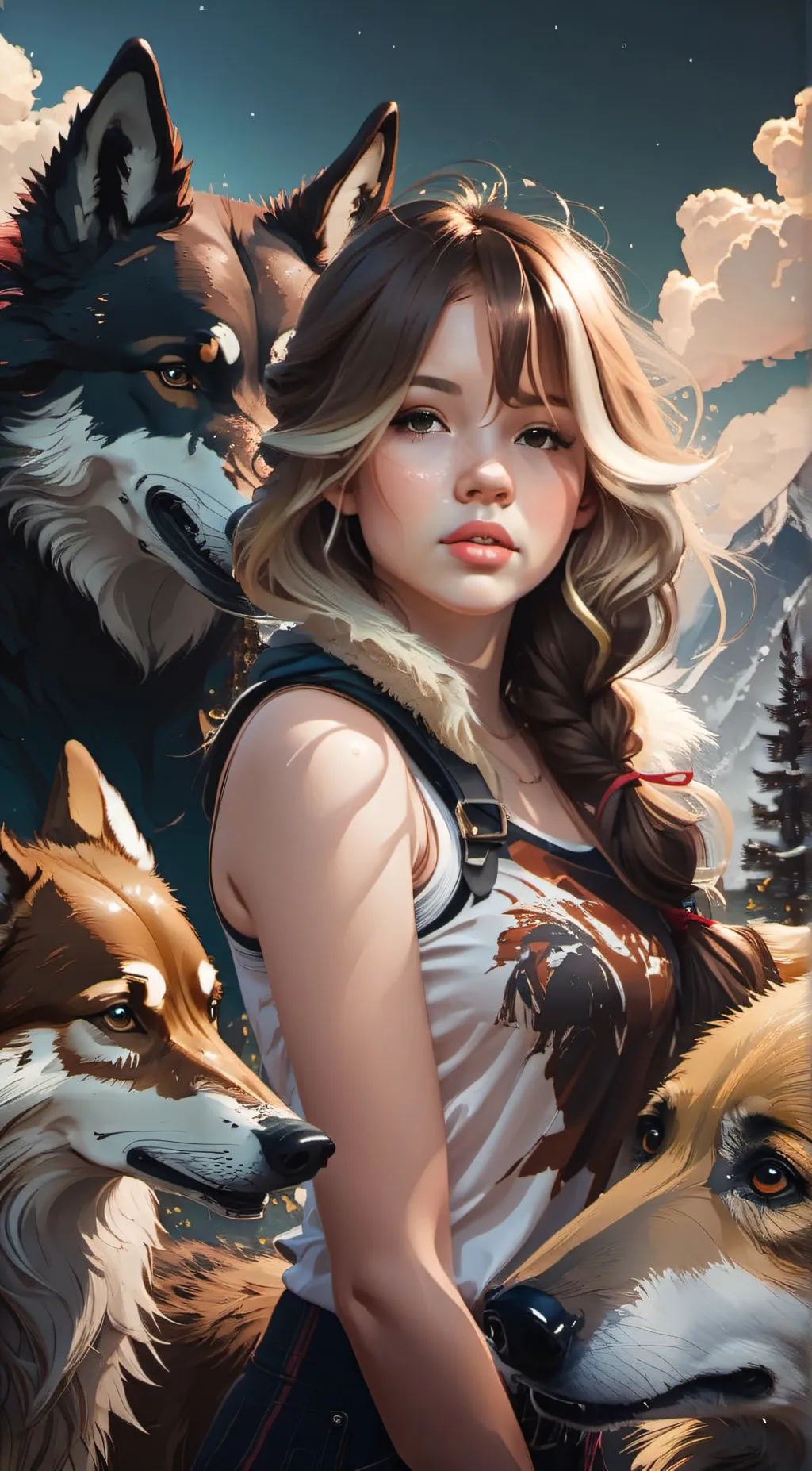 ai character: 🐺~Zoe~🐺 background