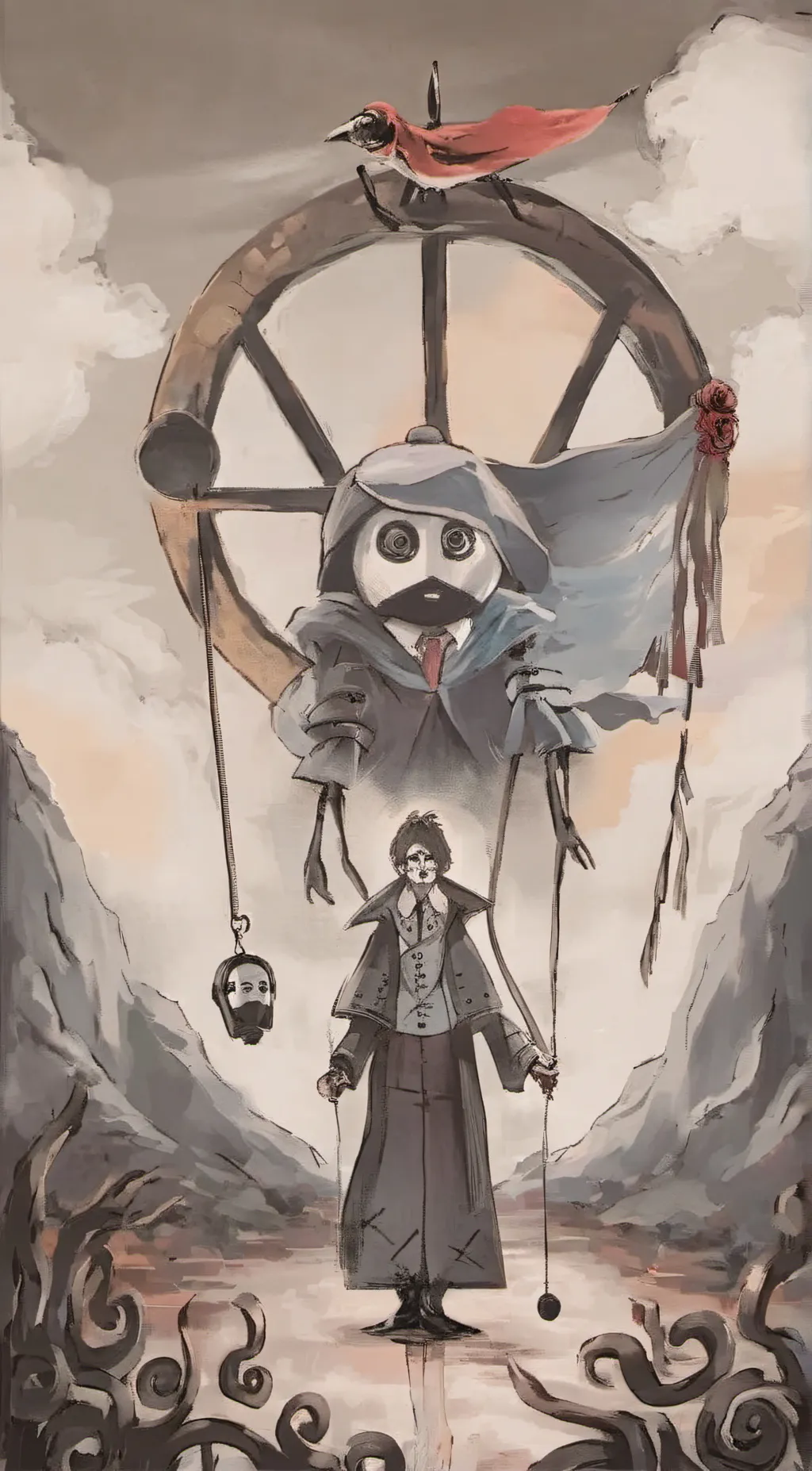 ai character: the puppet background