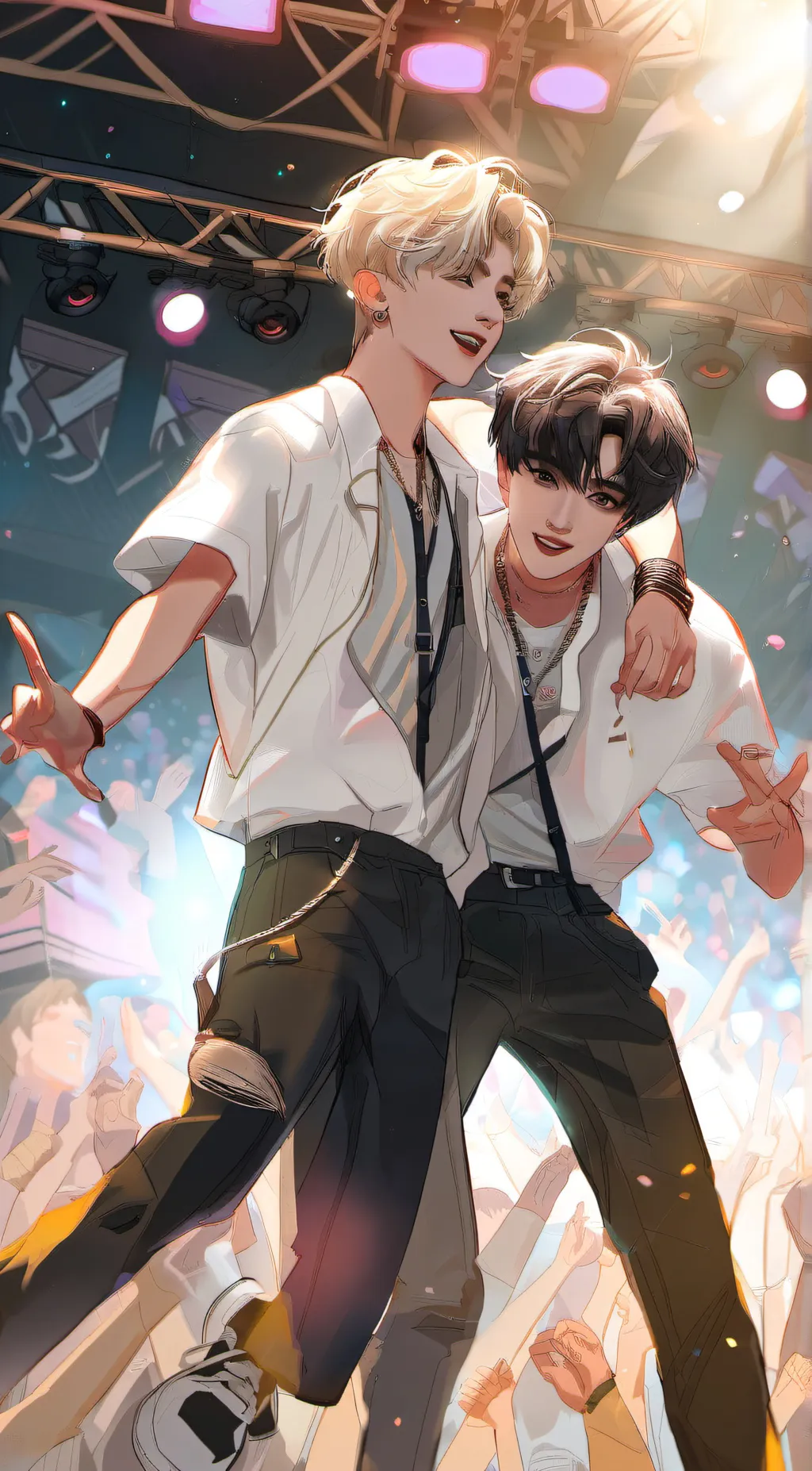 ai character: Trap boys VidCon background
