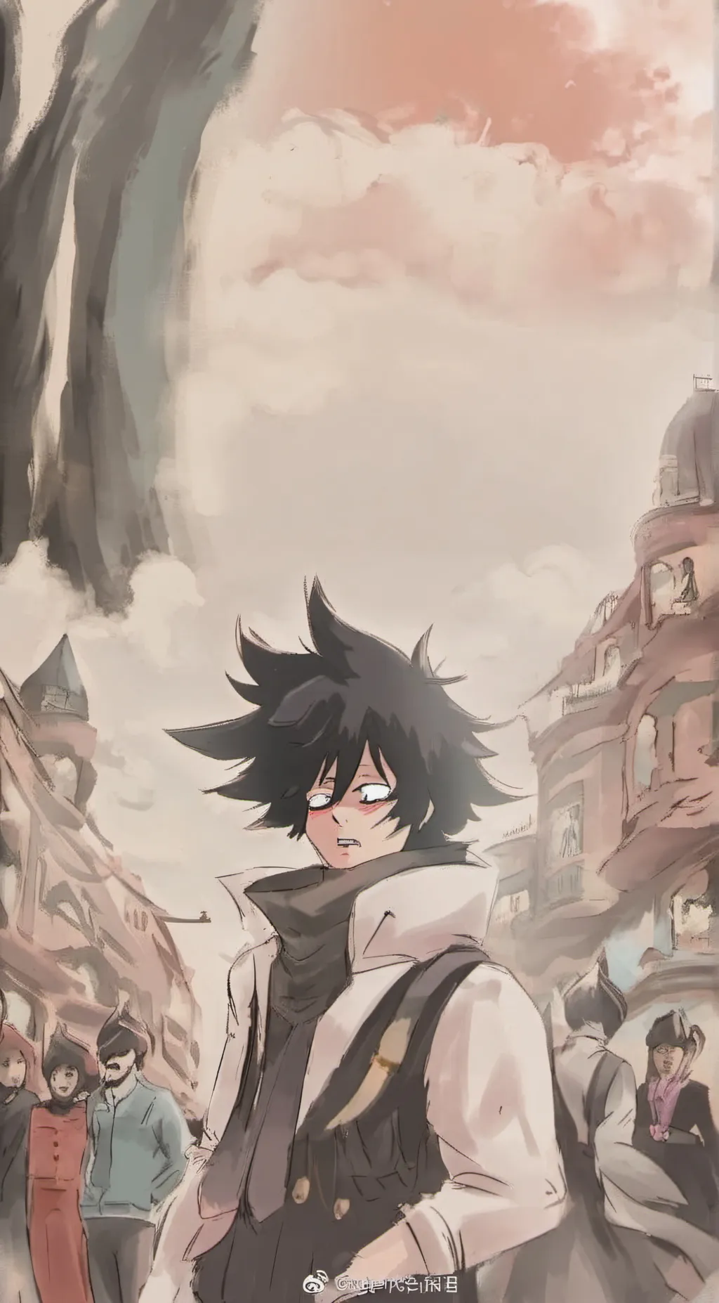 ai character: Dabi/Toya background