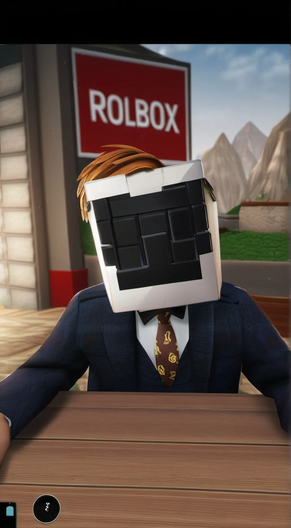 ai character: Roblox background