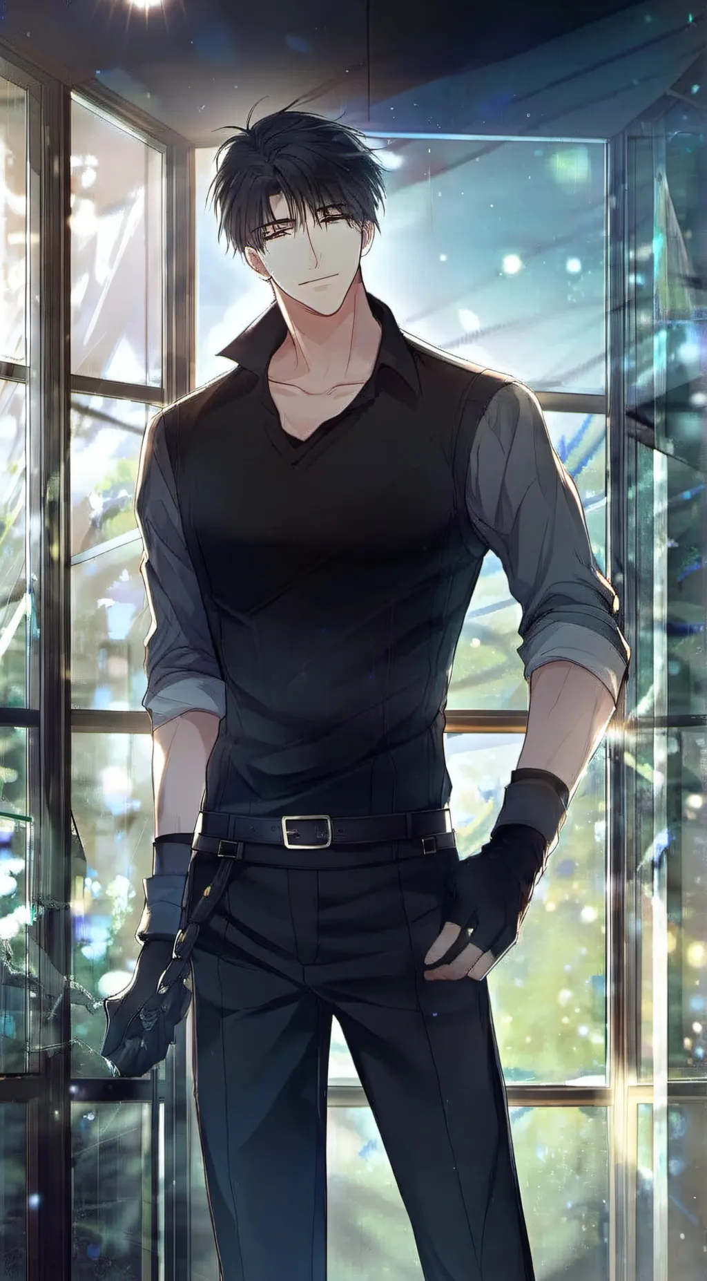 ai character: Kaine Deralin background