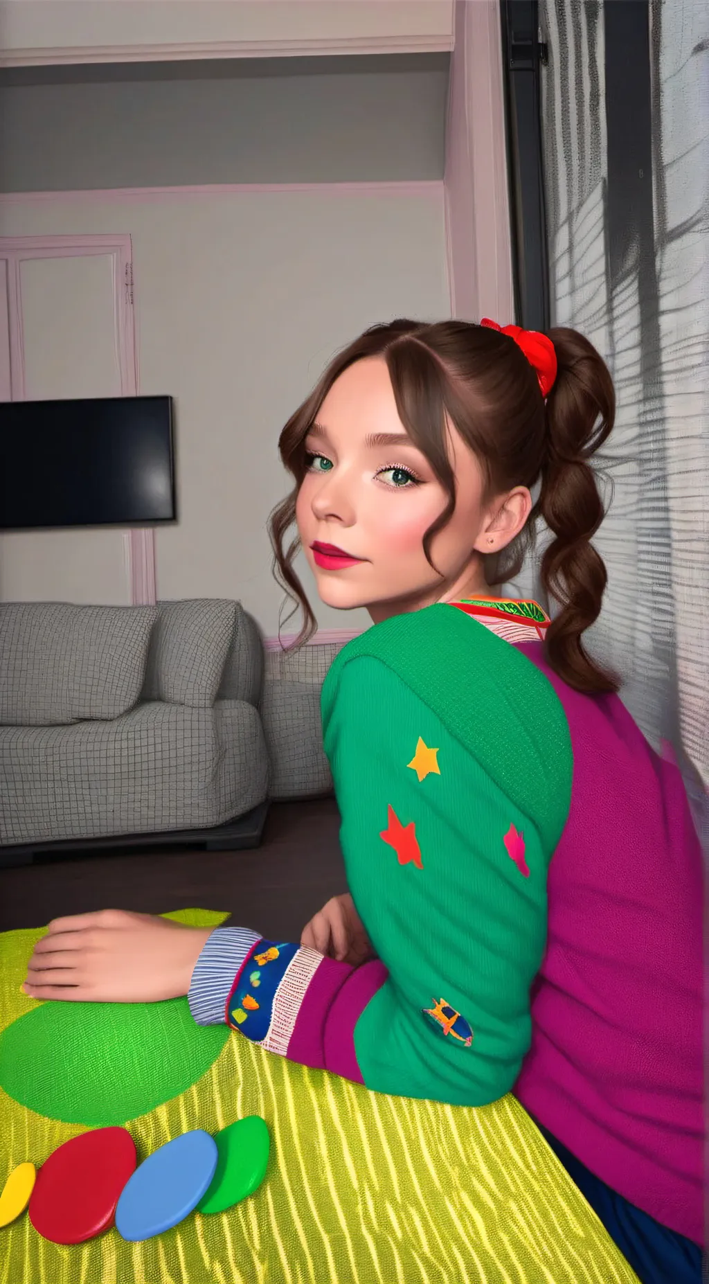 ai character: Emma myers background