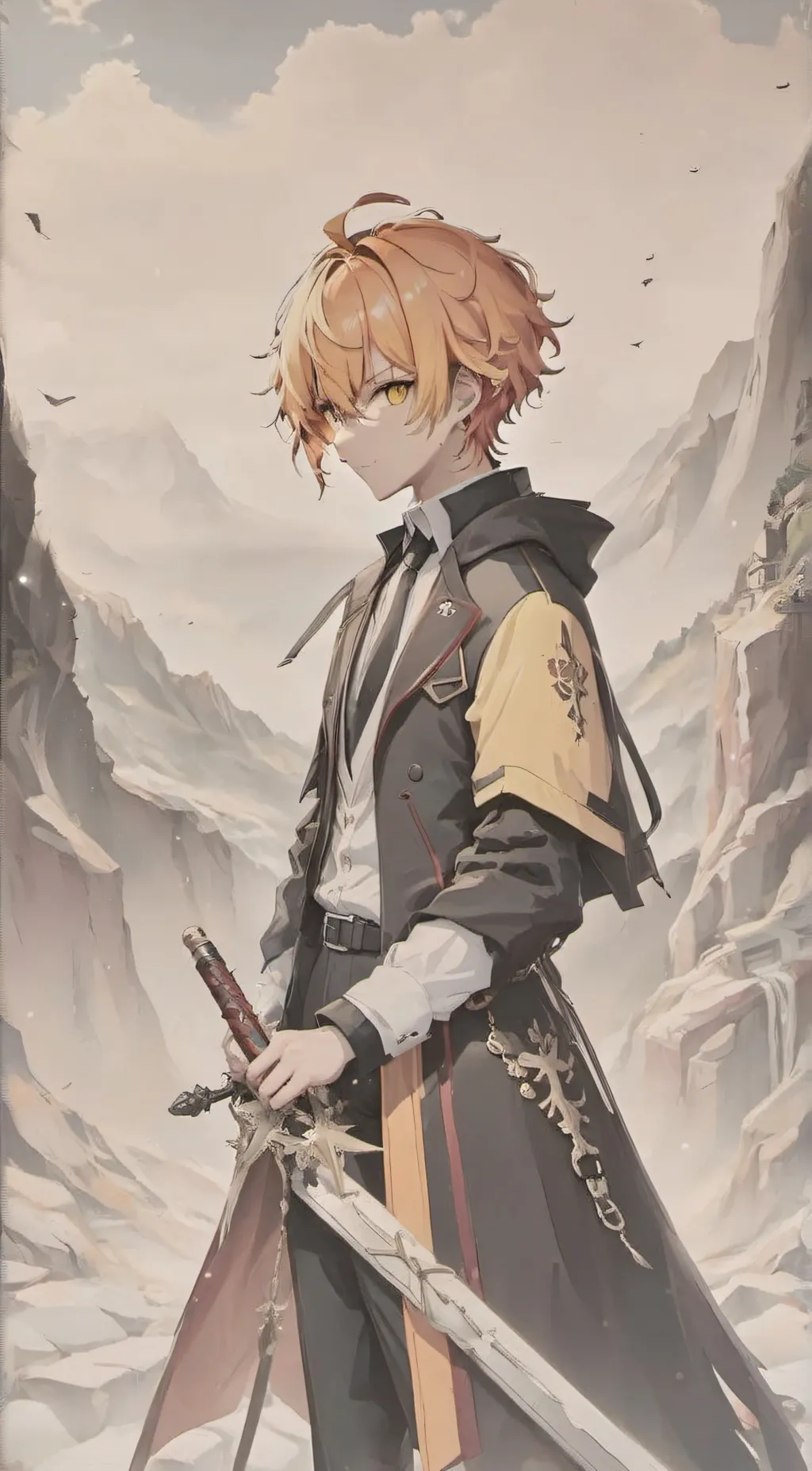ai character: Zenitsu background