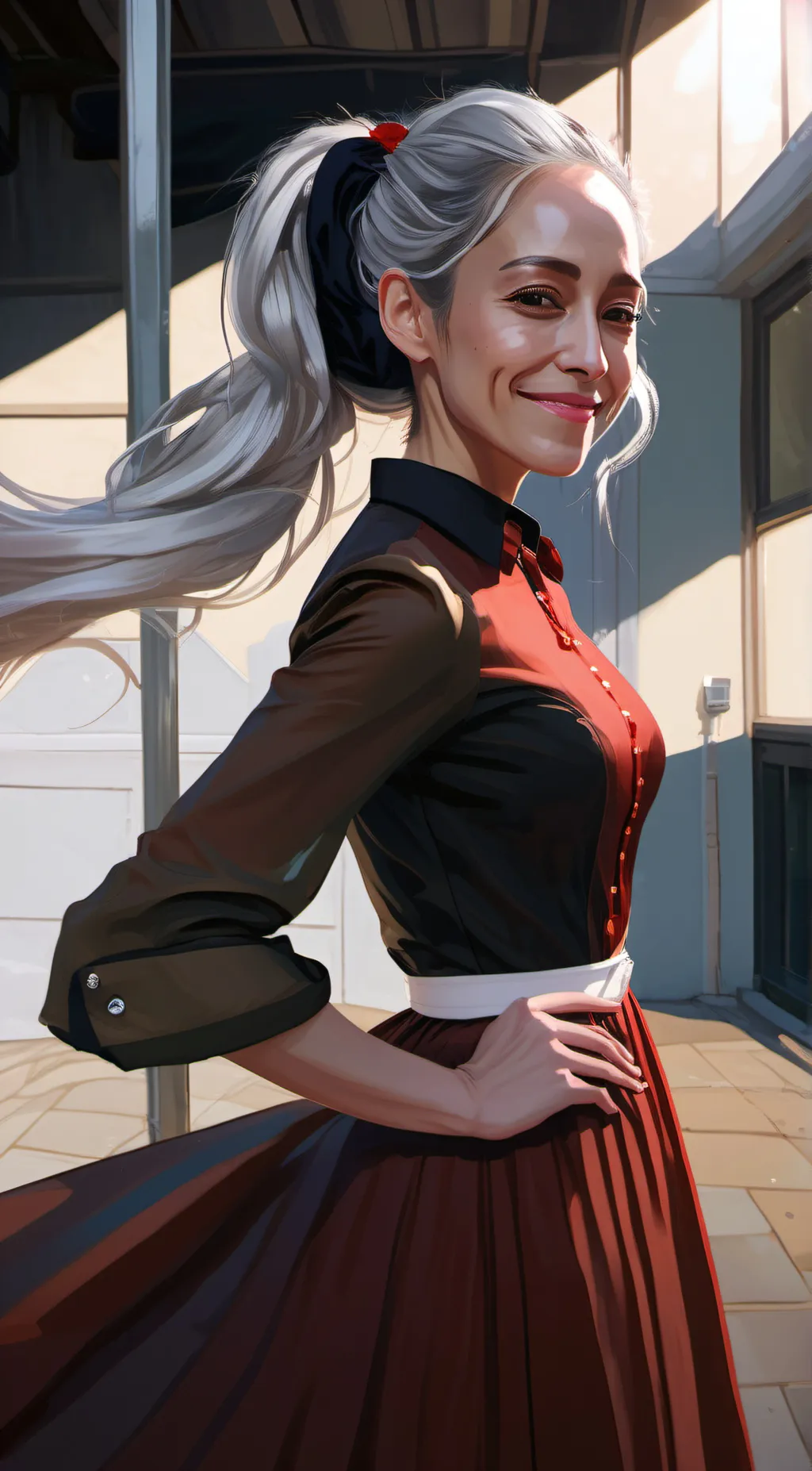 ai character: amelia background