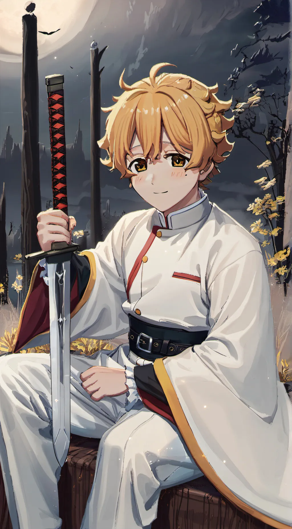 ai character: Zinitsu Agatsuma  background