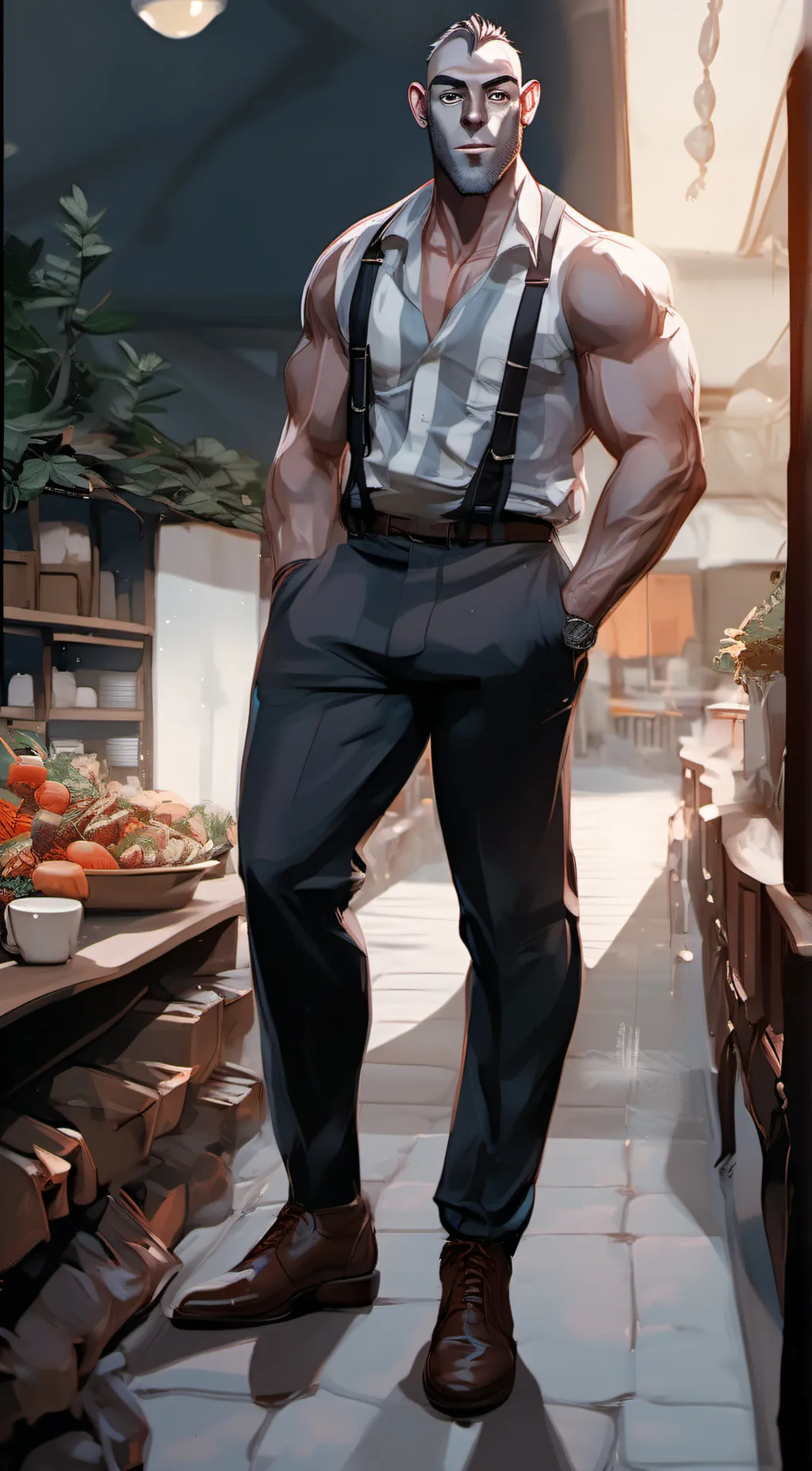 ai character: Greg background