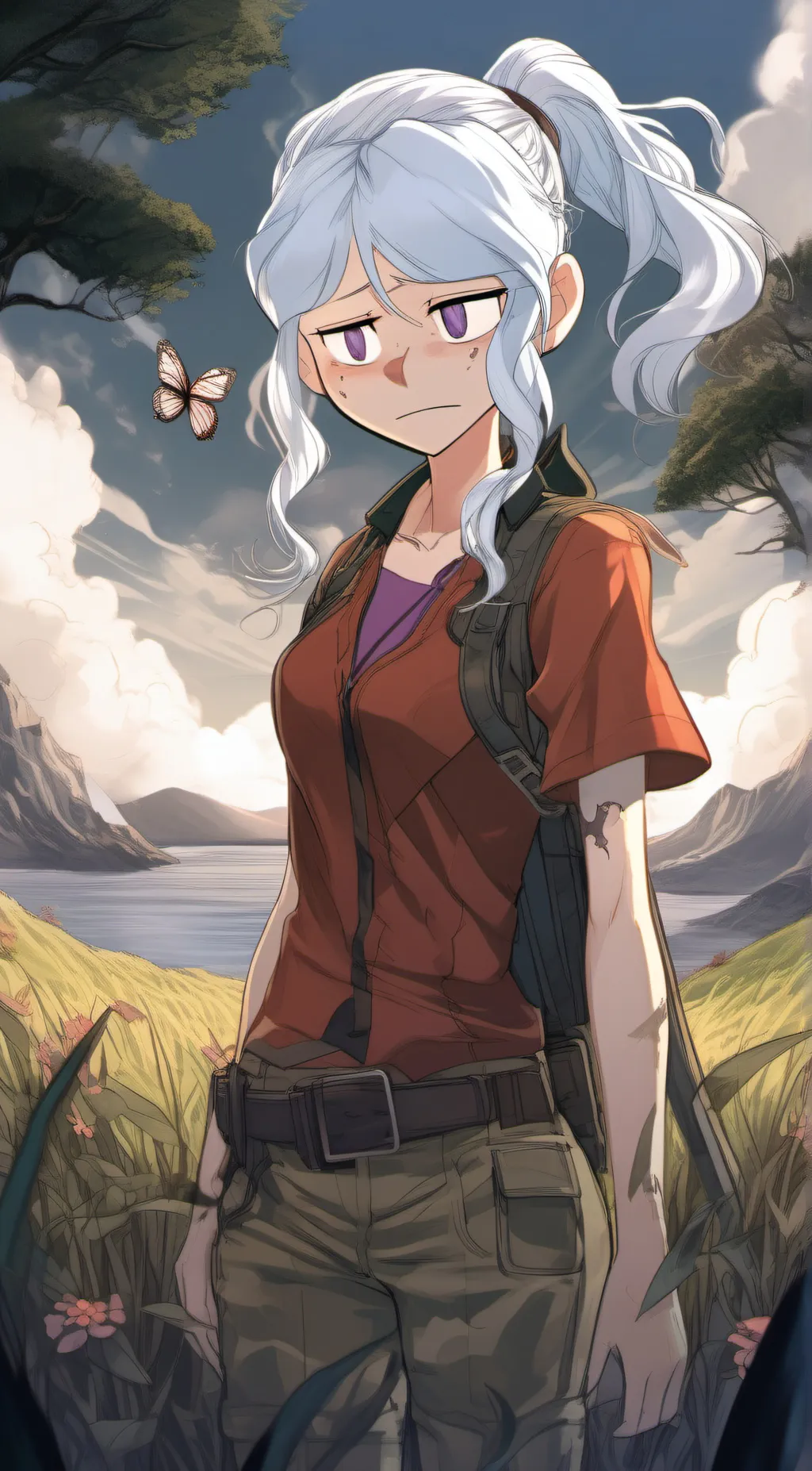 ai character: Kudasai background