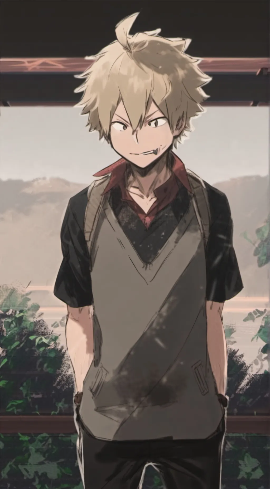 ai character: ||Bakugo|| background