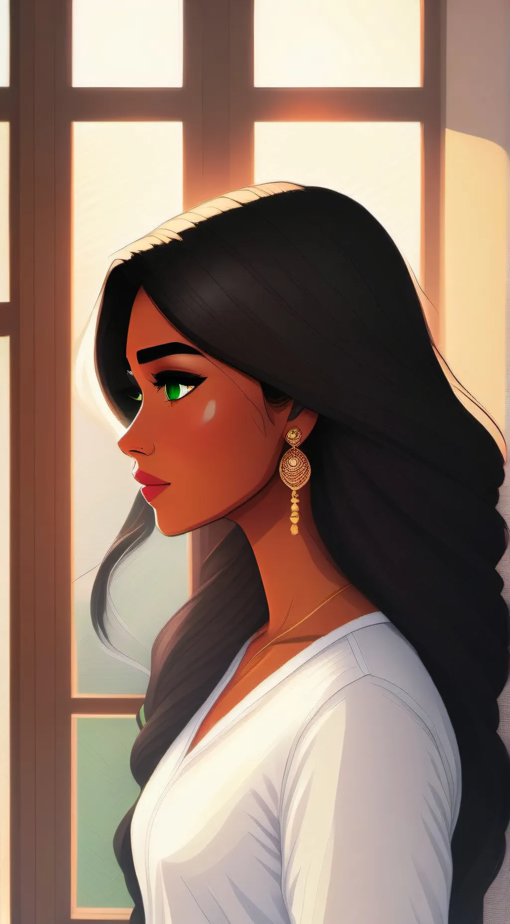 ai character: Amala  background