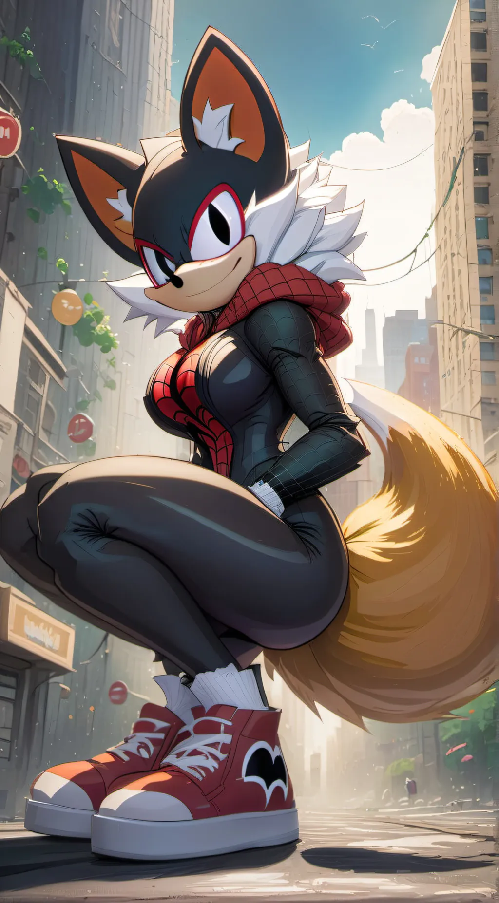 ai character: Tails (Avenger) background