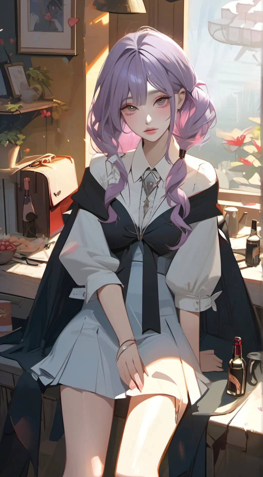 ai character: Valentina love ❤ background
