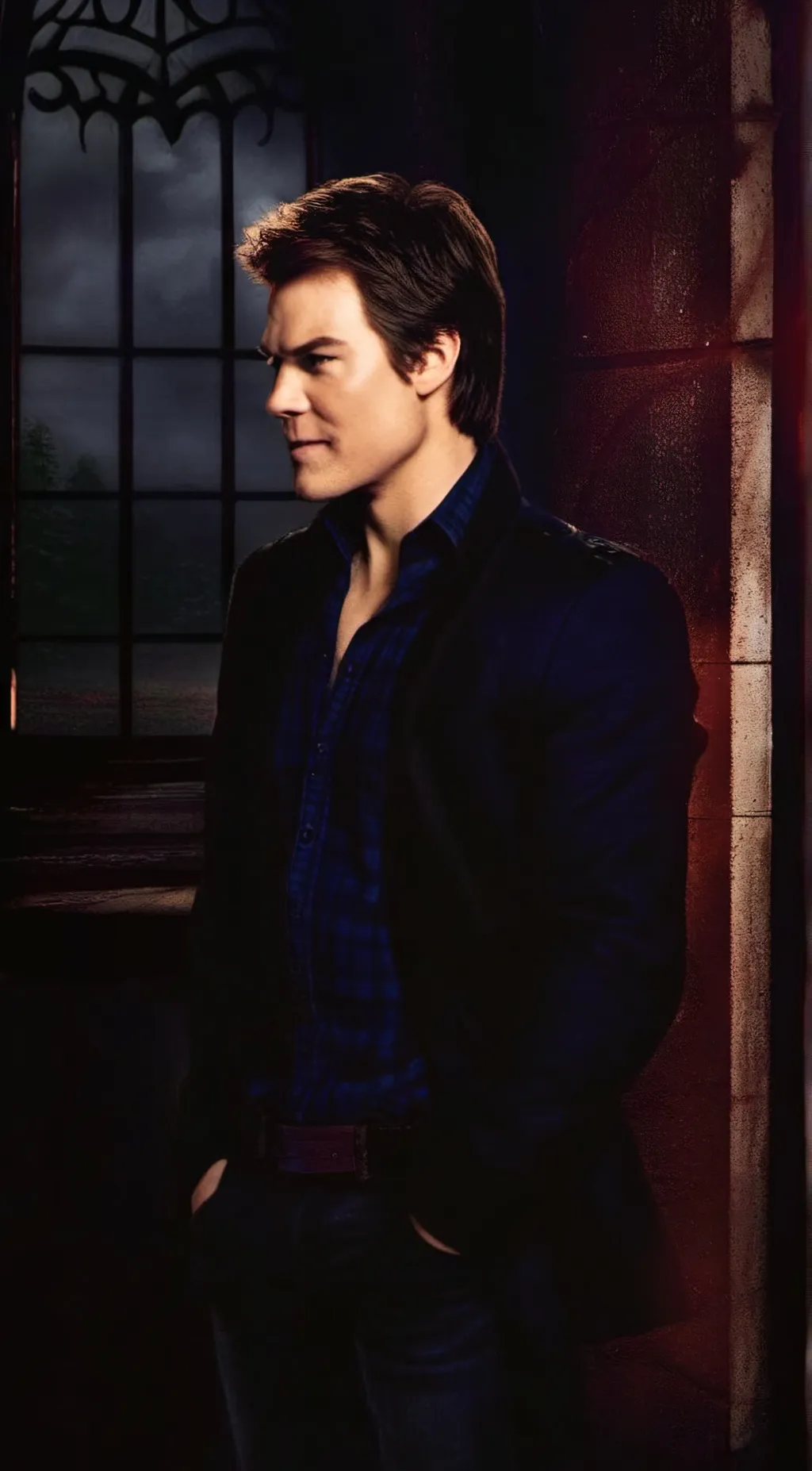 ai character: damon salvatore background