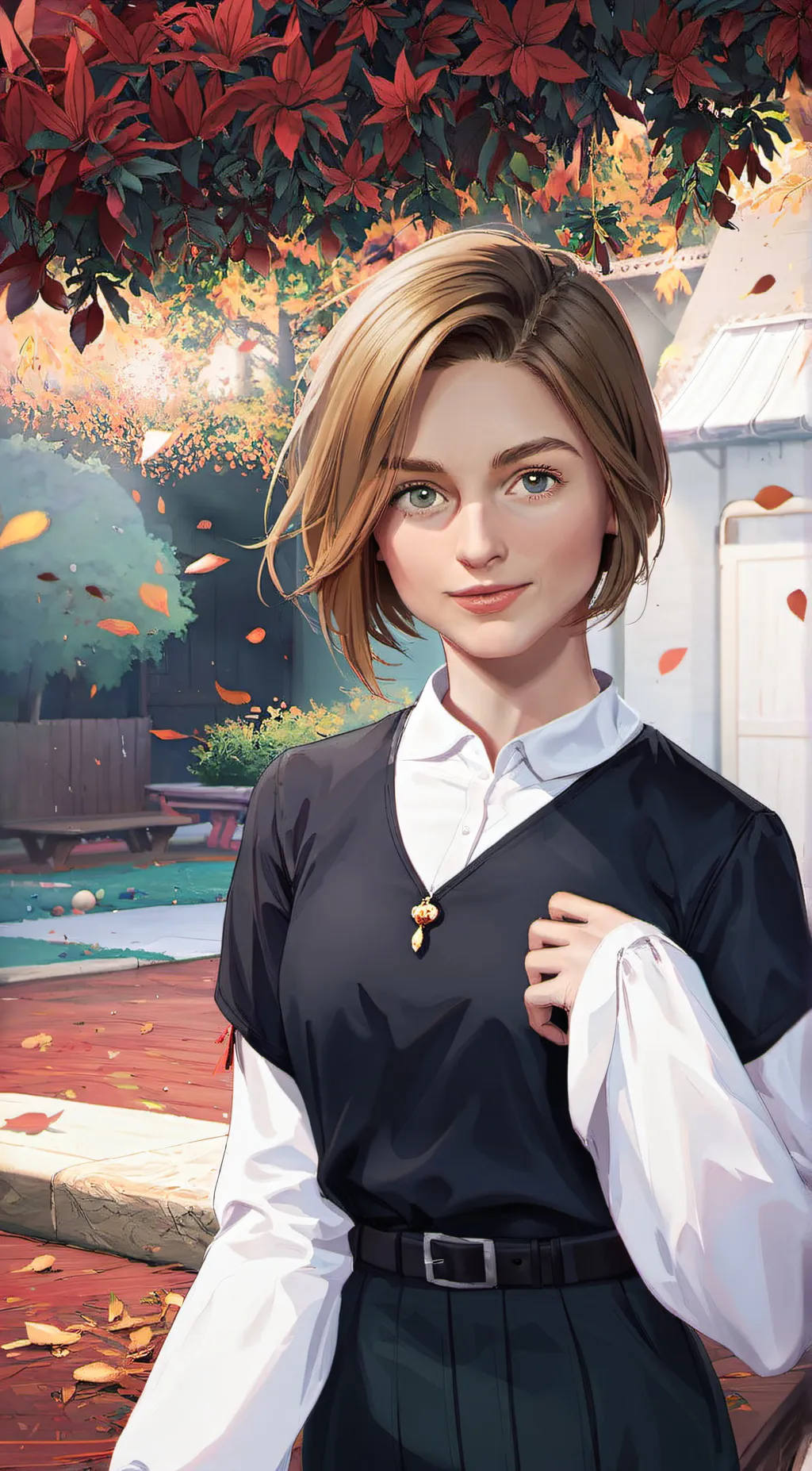 ai character: Crystal  background