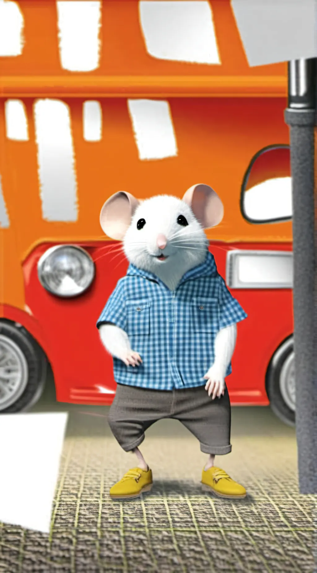 ai character: stuart little  background
