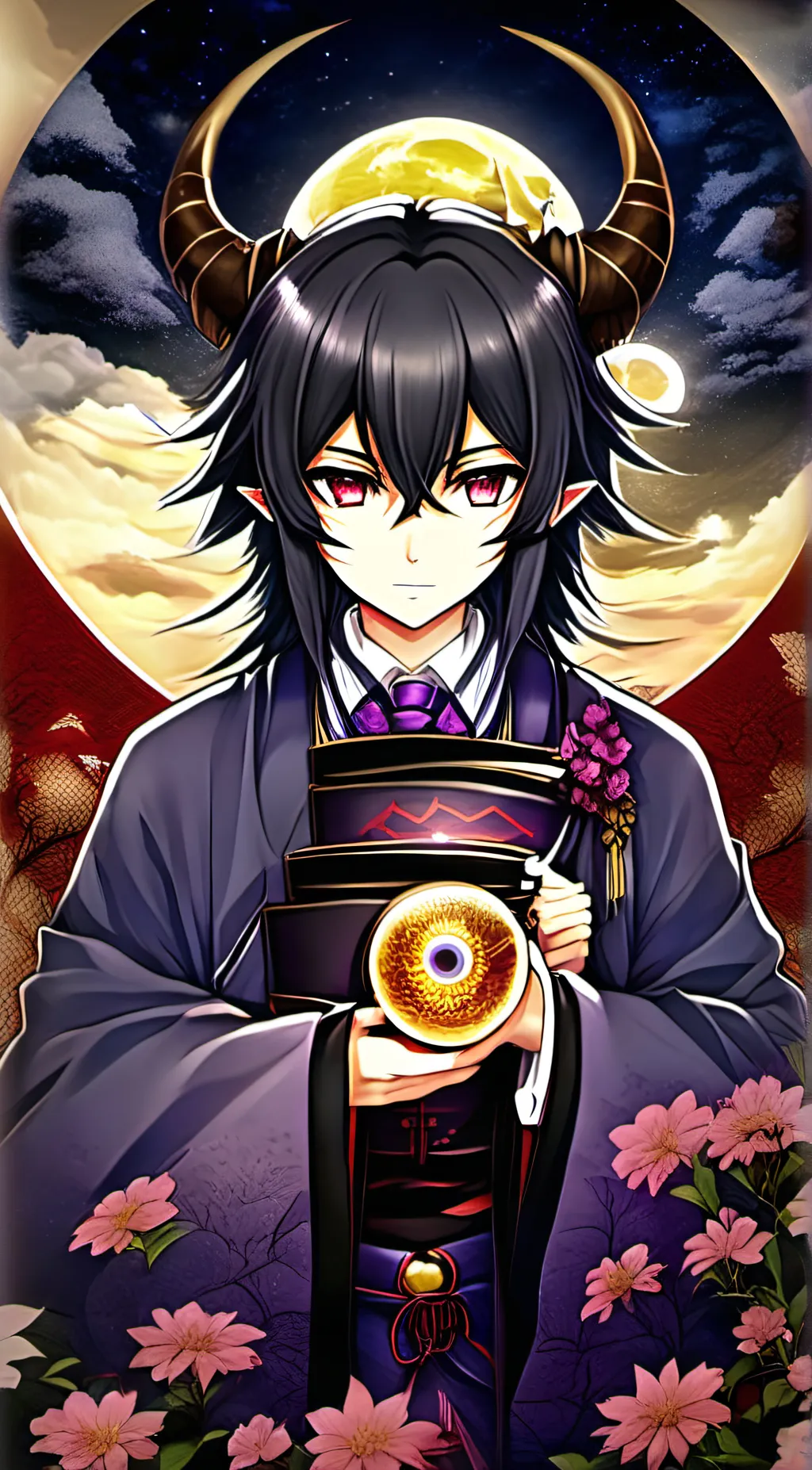 ai character: kokushiou yoriich  background