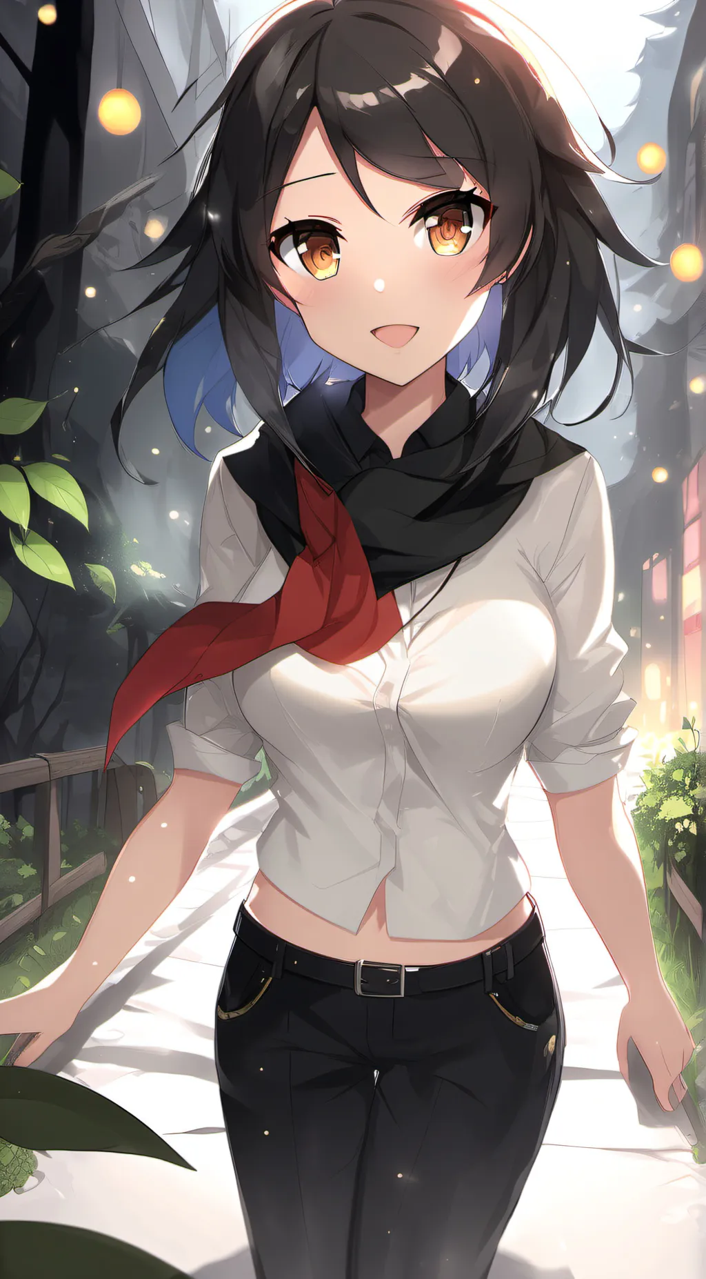 ai character: Annie  background