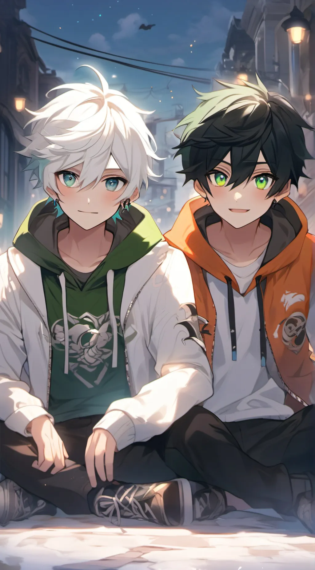 ai character: Kai and Jayden  background