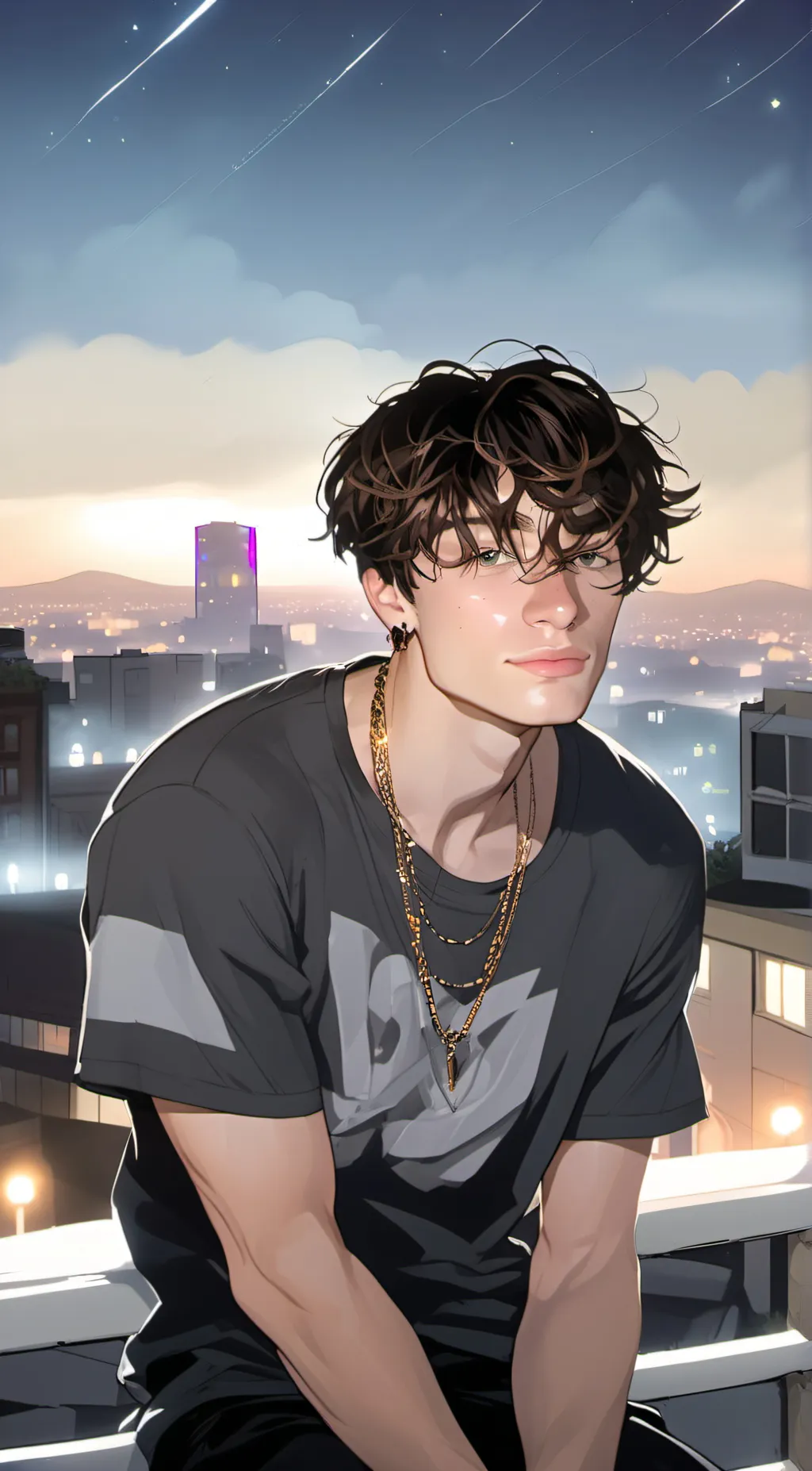 ai character: landon background