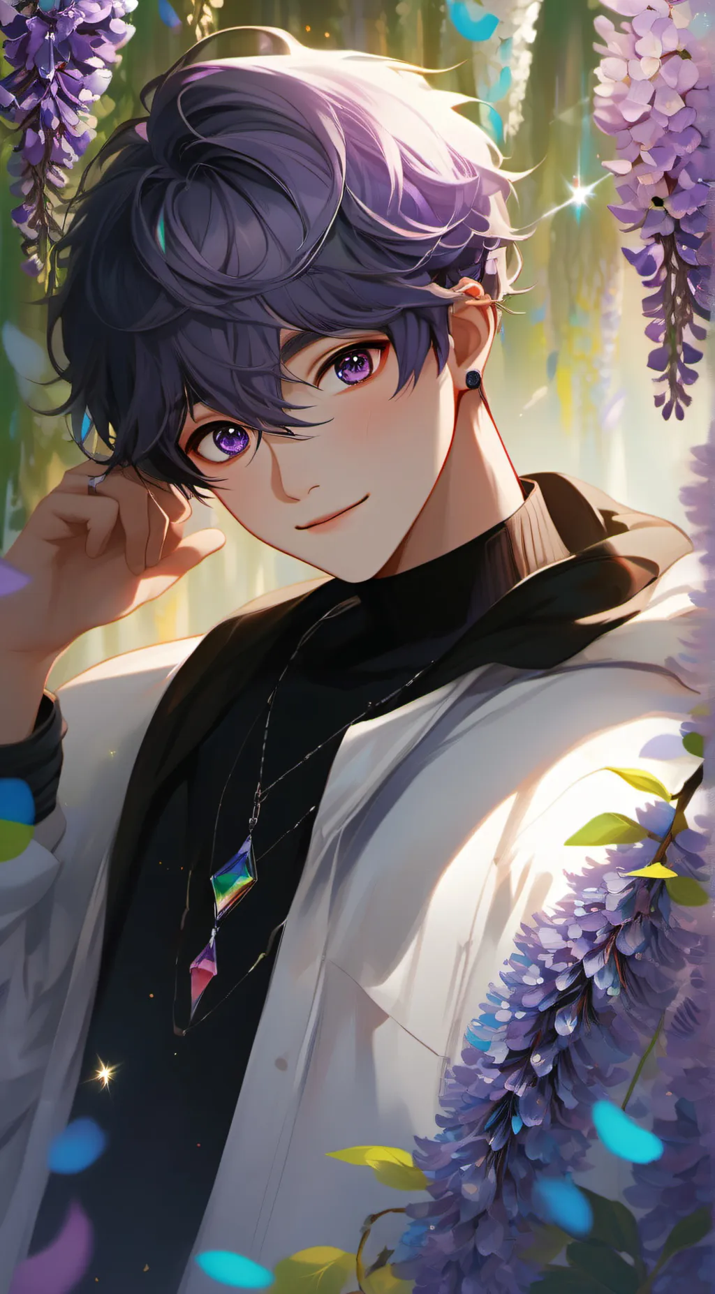 ai character: Diamond background