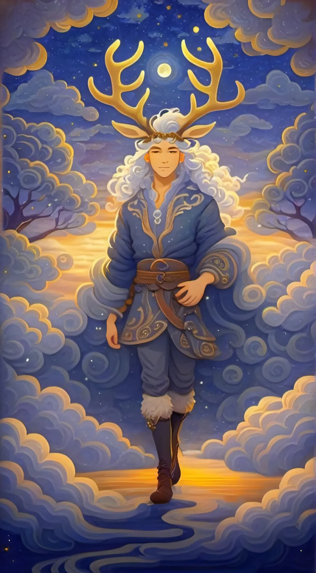 ai character: Apollo background