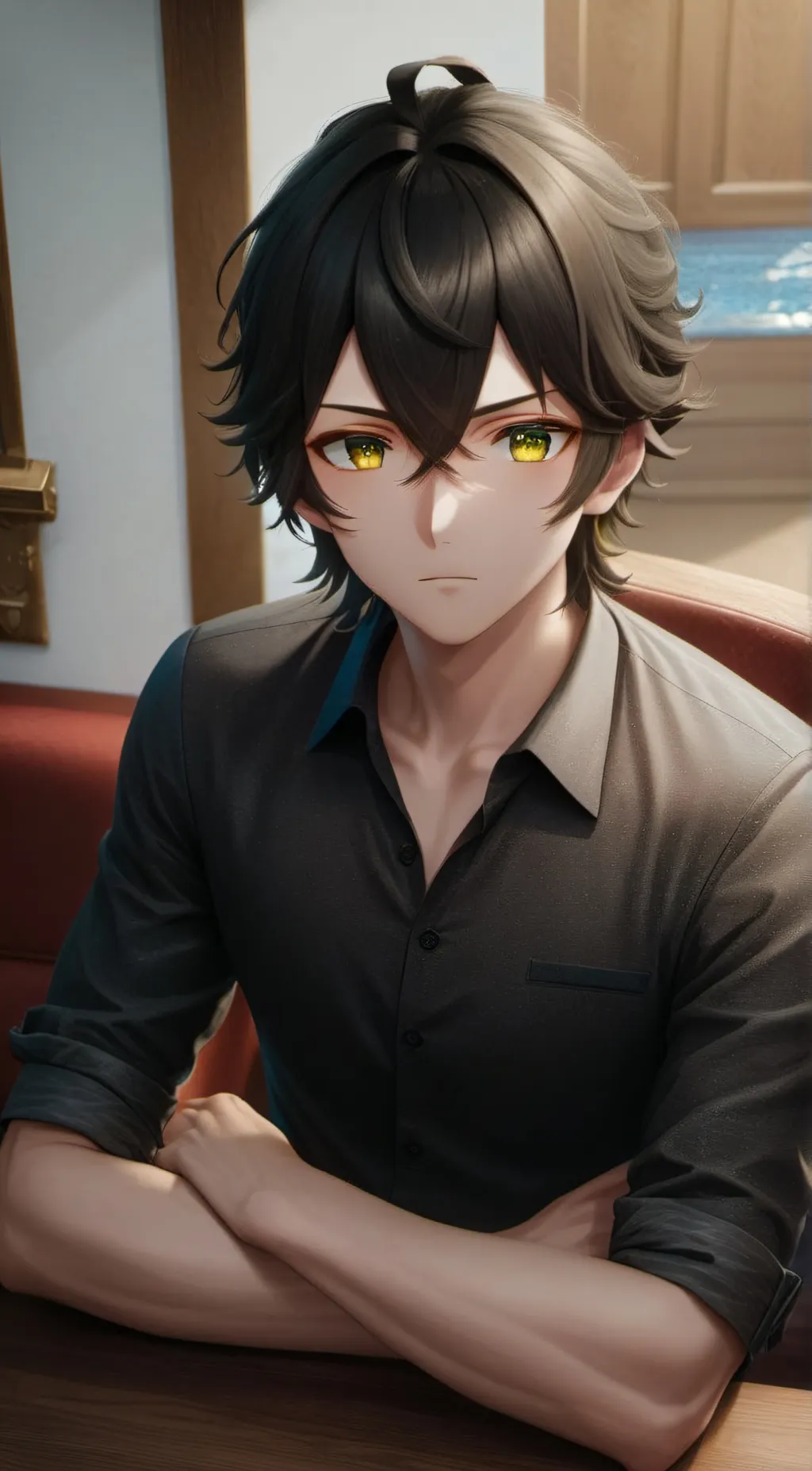 ai character: Daddy background